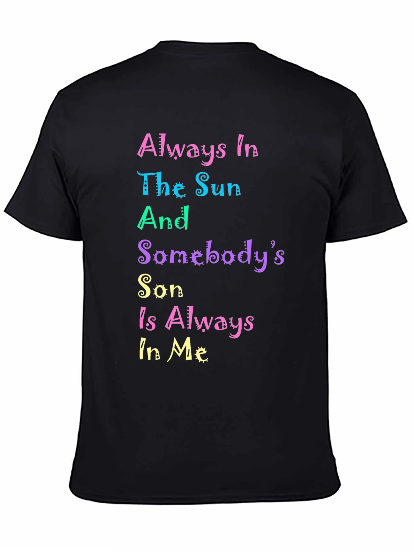 Colorful Graphic Print T-Shirt