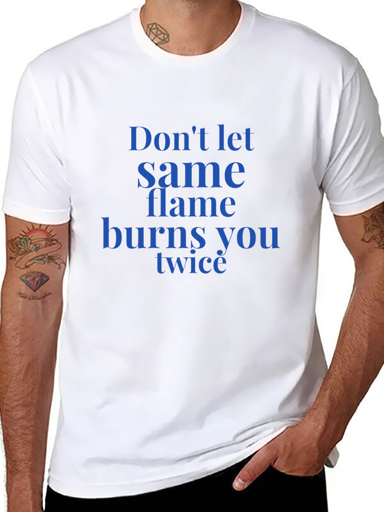 Motivational Slogan Black T-Shirt