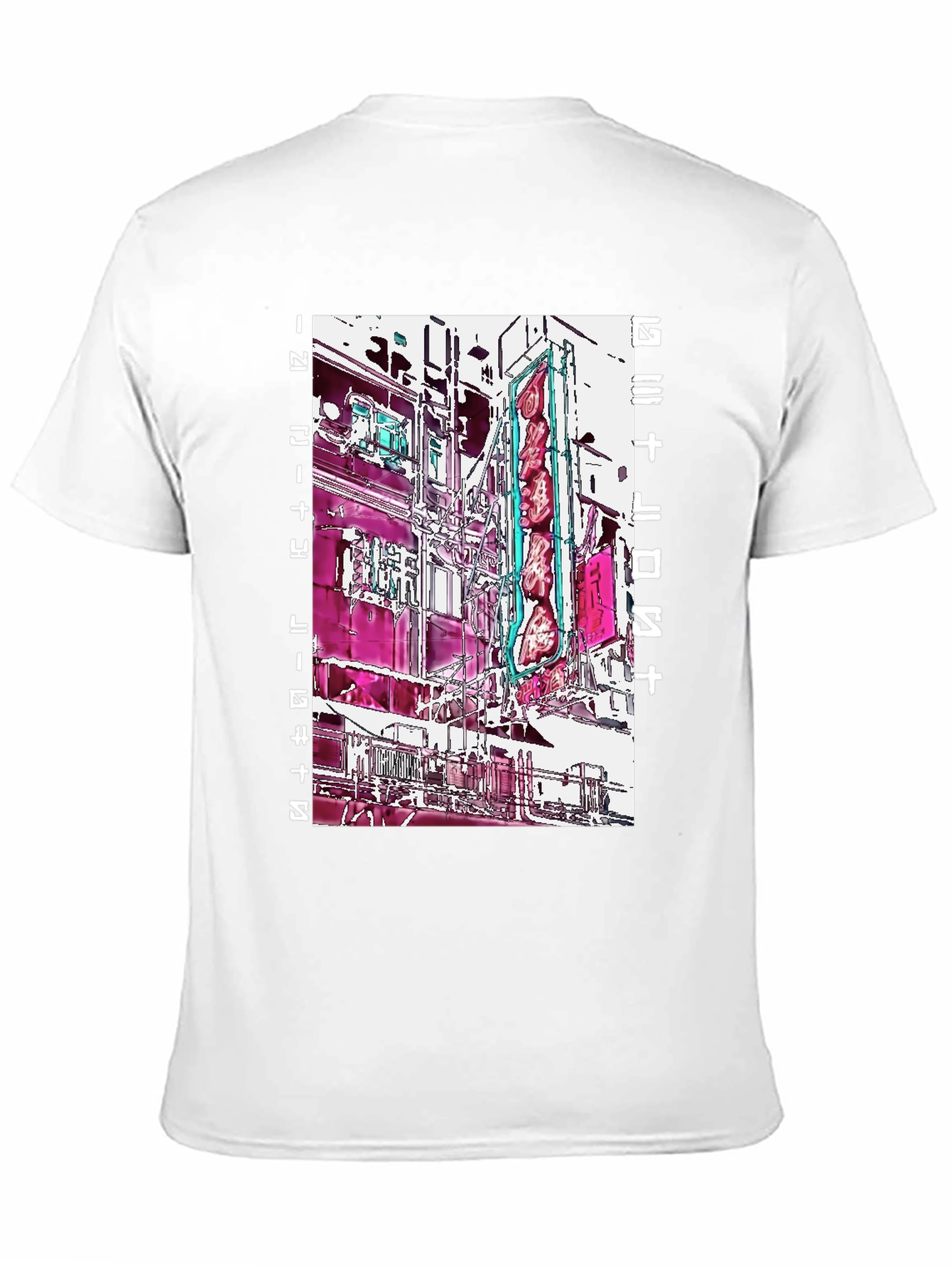 Abstract Cityscape Graphic Tee - Modern Streetwear