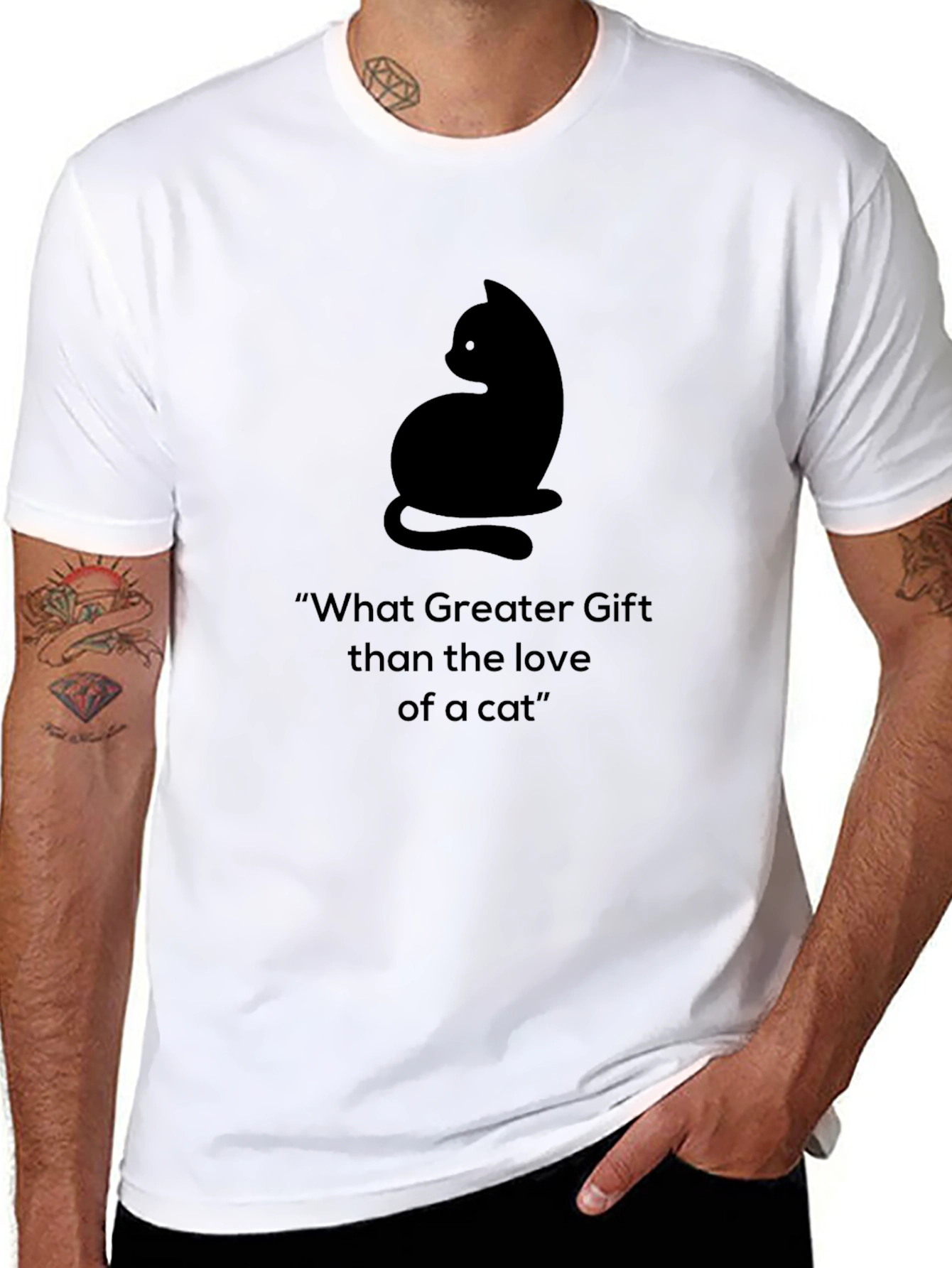 Cat Lovers Gift T-Shirt - Love of a Cat