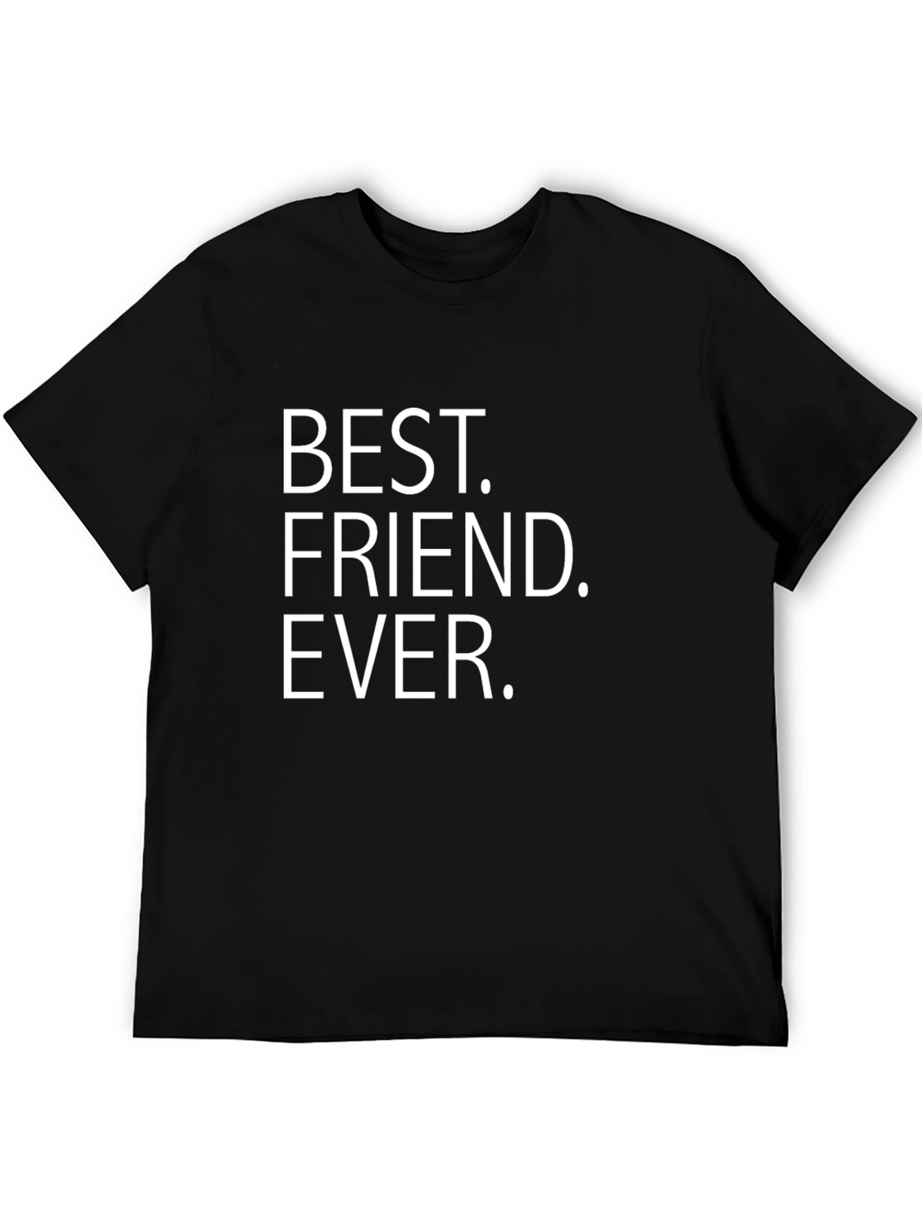 Best Friend Ever Graphic Tee - Black
