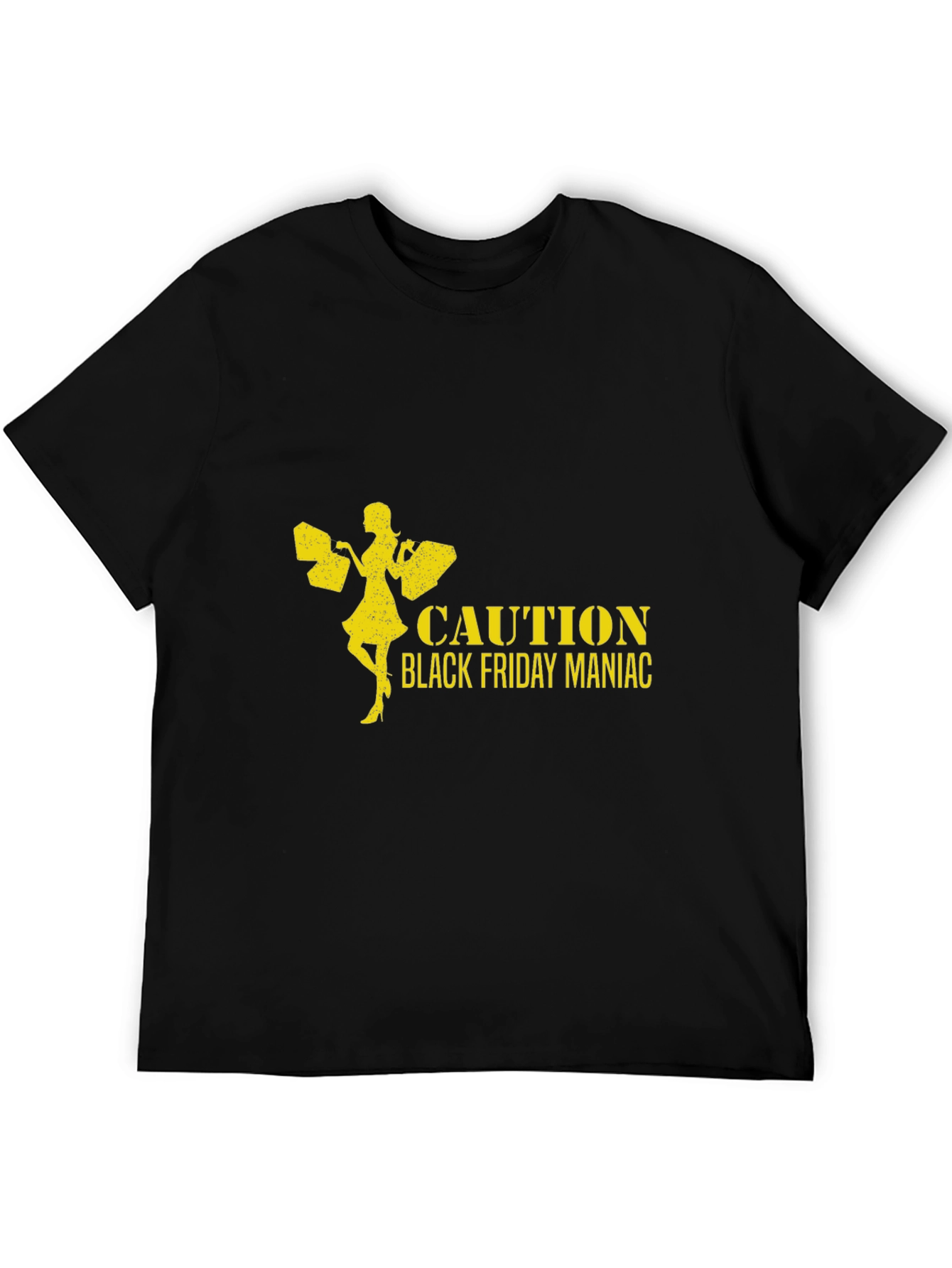 Caution Black Friday Maniac T-Shirt