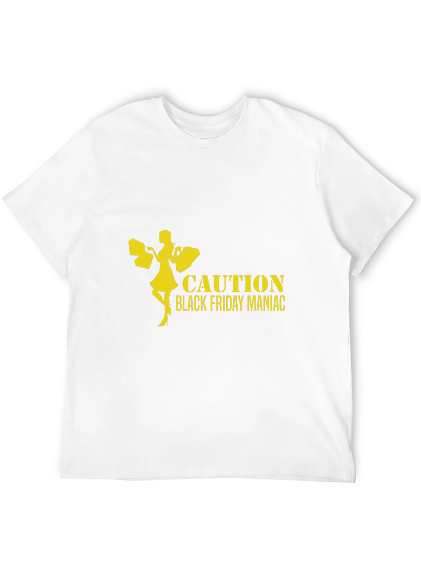 Caution Black Friday Maniac T-Shirt