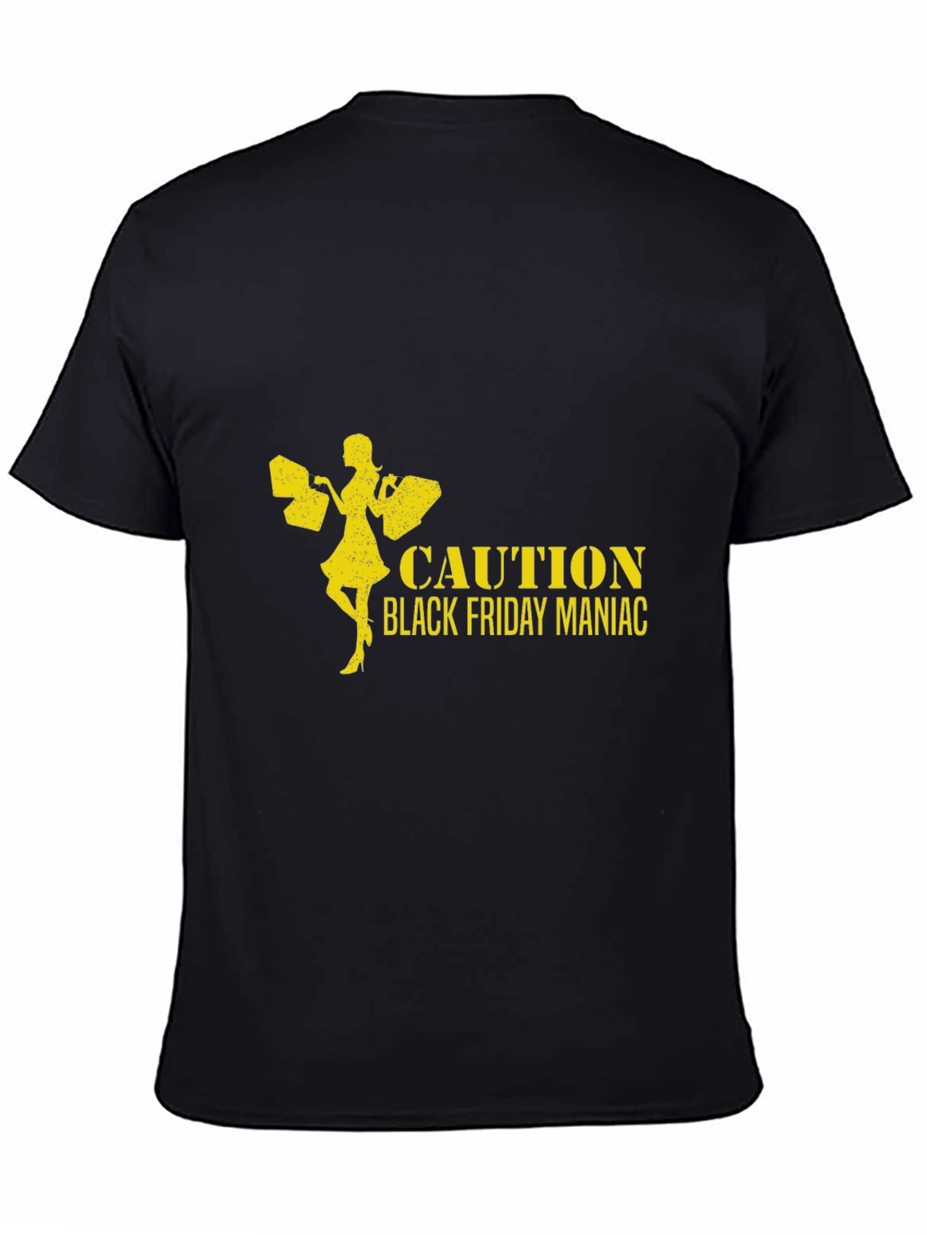 Caution Black Friday Maniac T-Shirt