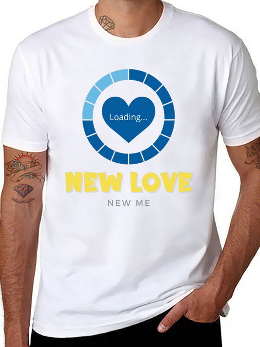 New Love Loading Graphic Tee - Trendy Unisex T-Shirt