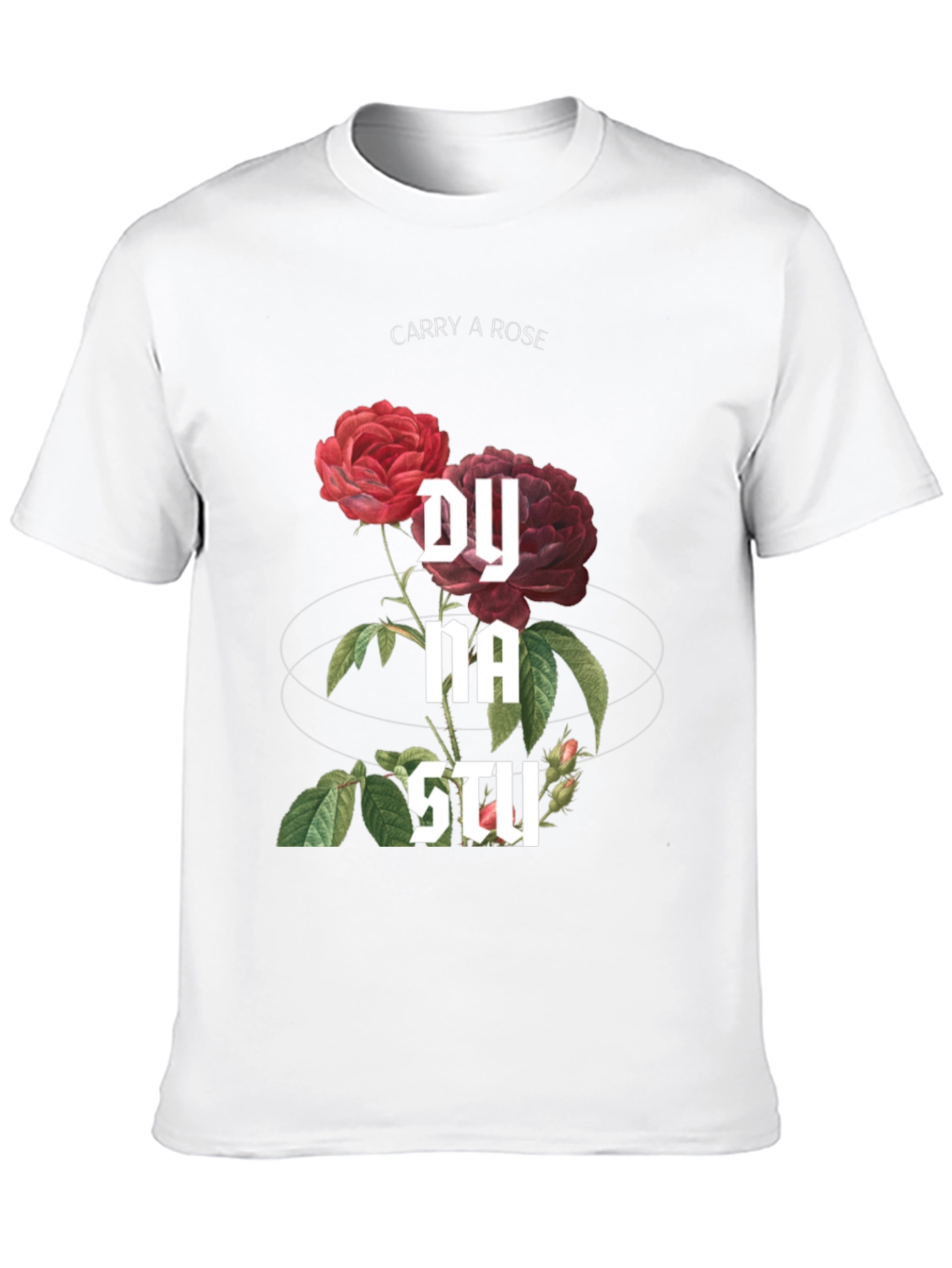 Carry a Rose Graphic Tee - Black T-Shirt
