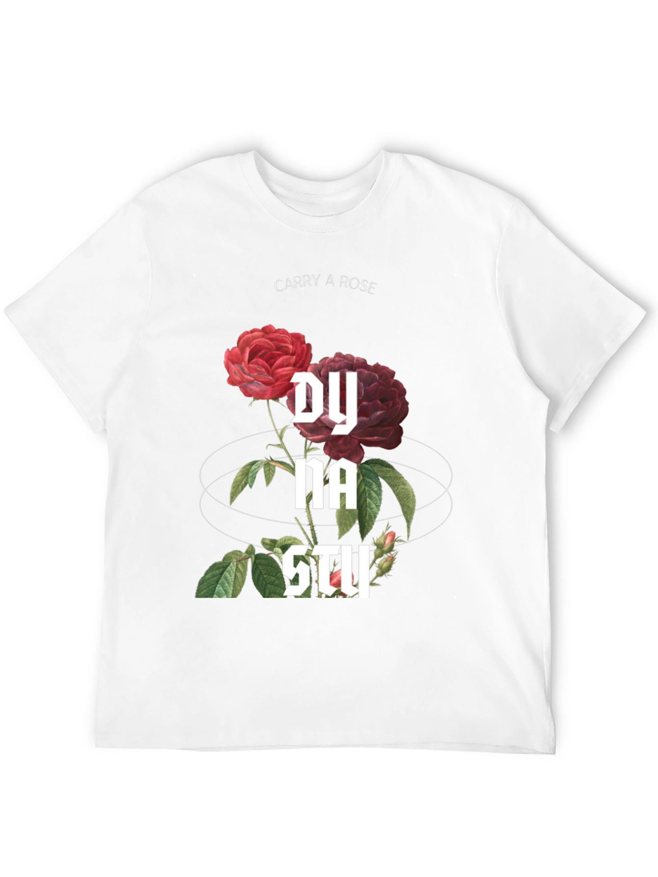 Carry a Rose Graphic Tee - Black T-Shirt