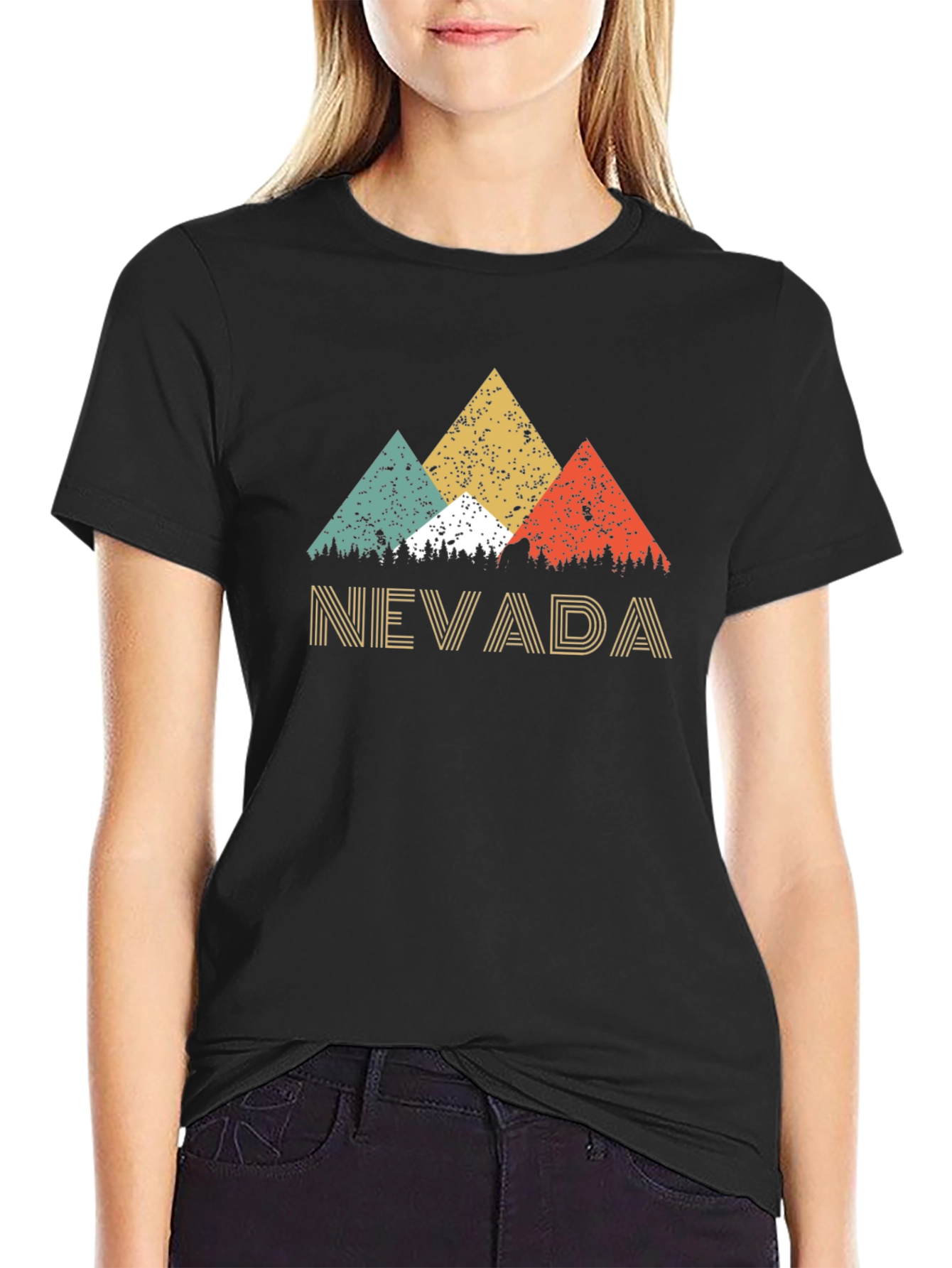 Nevada Mountain Graphic T-Shirt