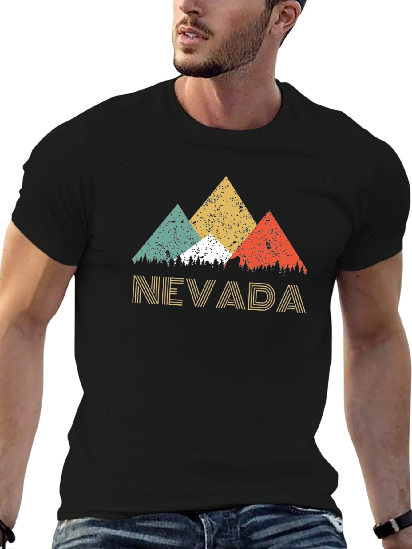 Nevada Mountain Graphic T-Shirt