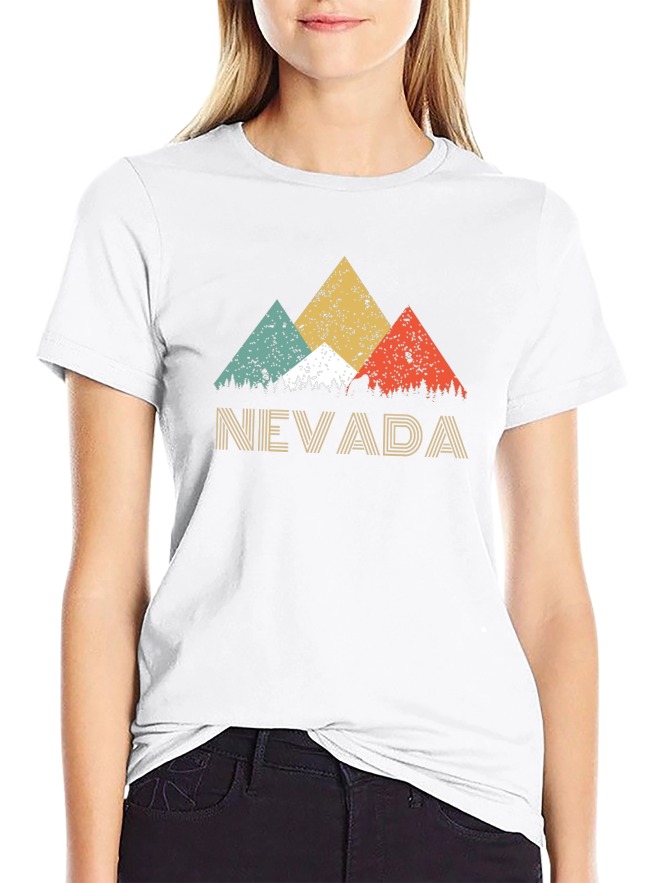 Nevada Mountain Graphic T-Shirt