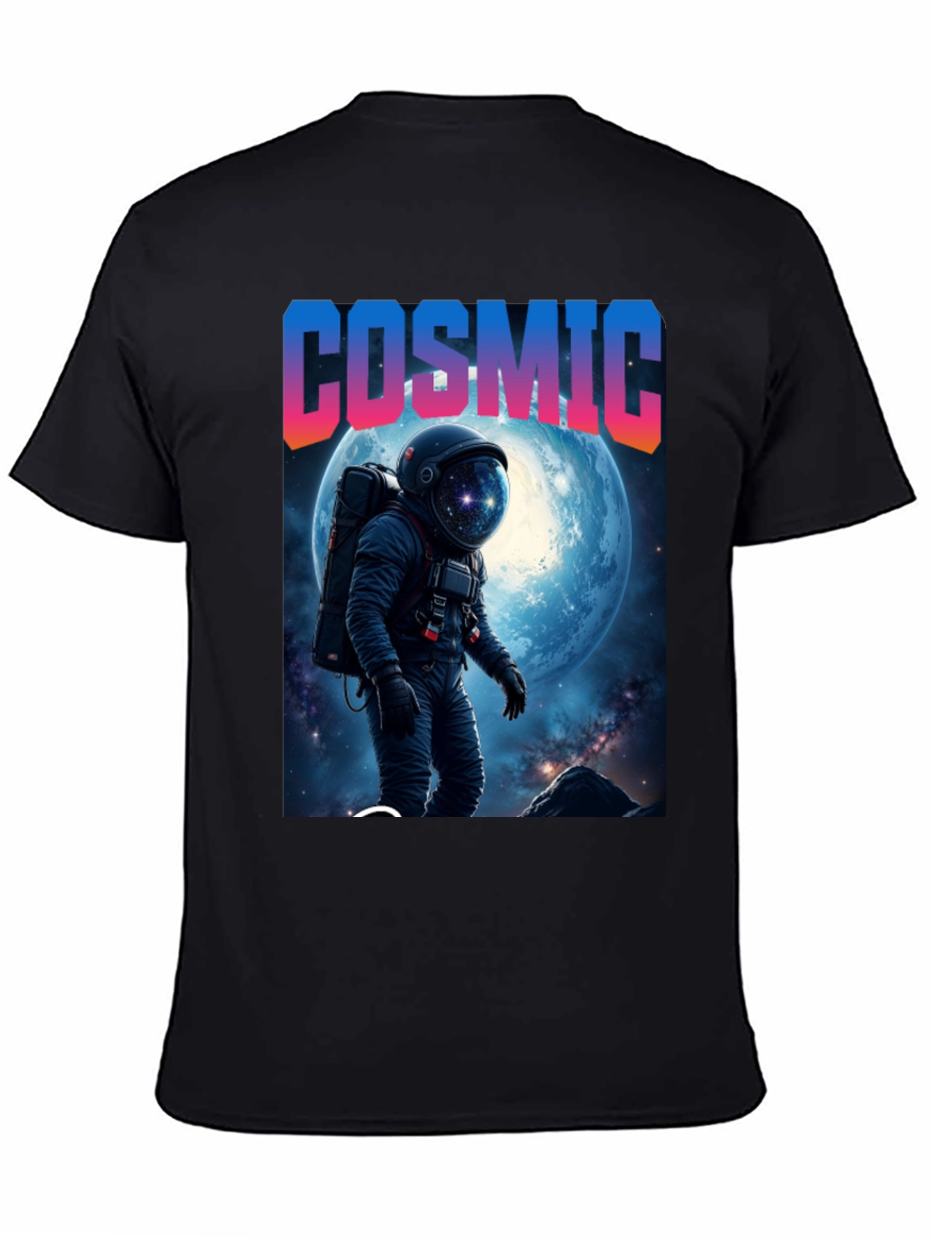 Cosmic Astronaut Graphic T-Shirt