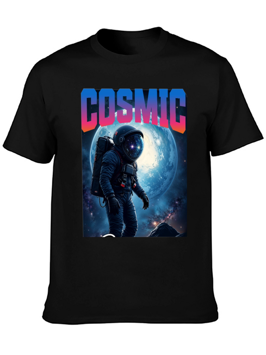 Cosmic Astronaut Graphic T-Shirt