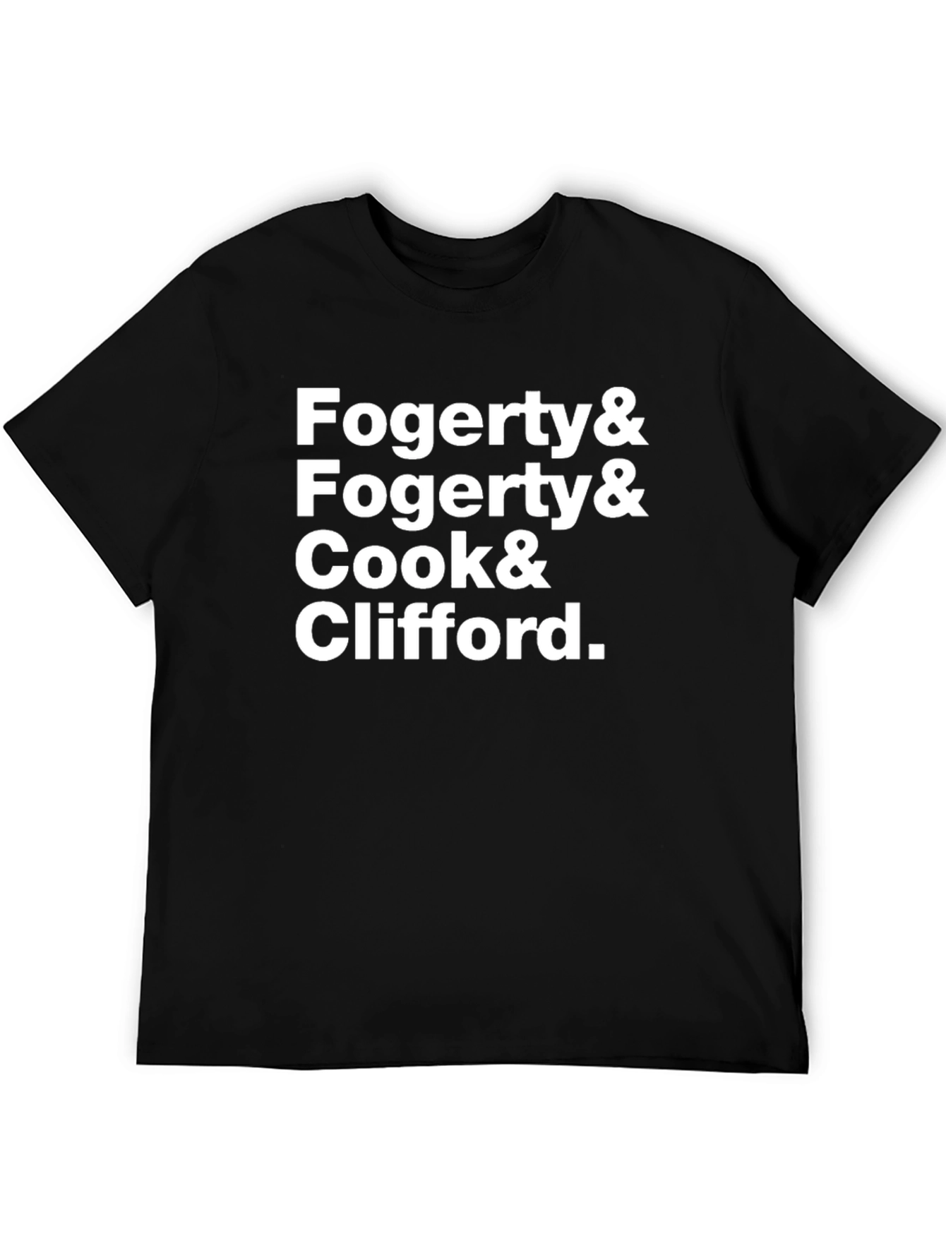 Fogerty and Cook Black T-Shirt