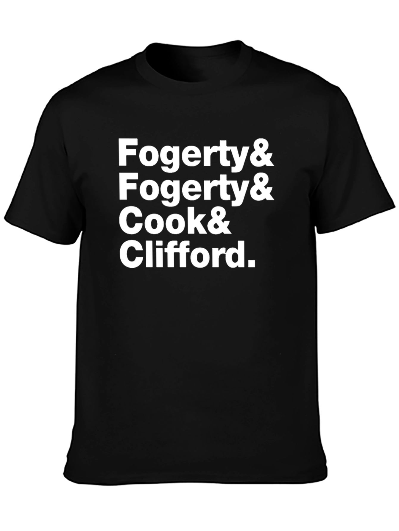 Fogerty and Cook Black T-Shirt