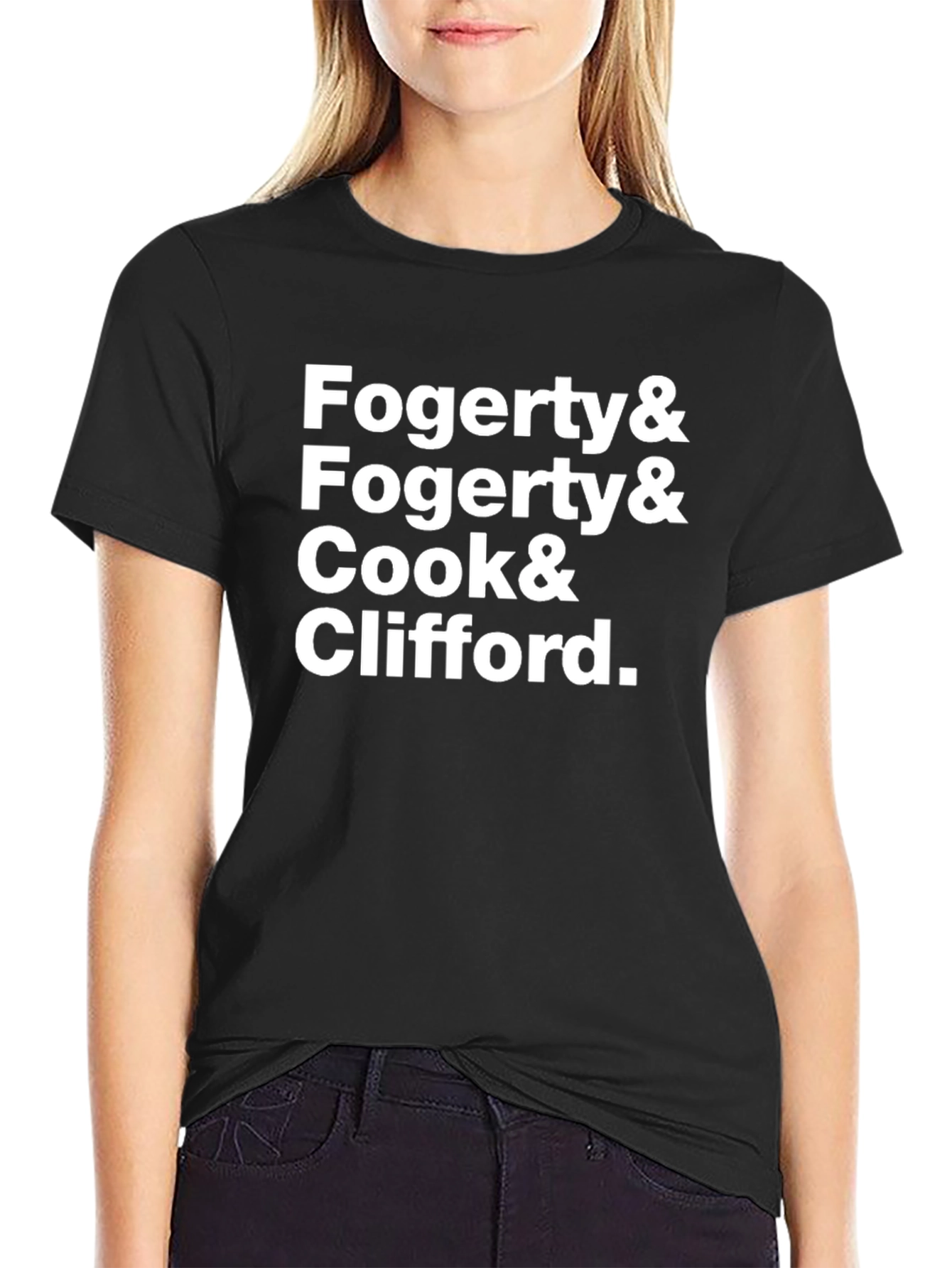 Fogerty and Cook Black T-Shirt