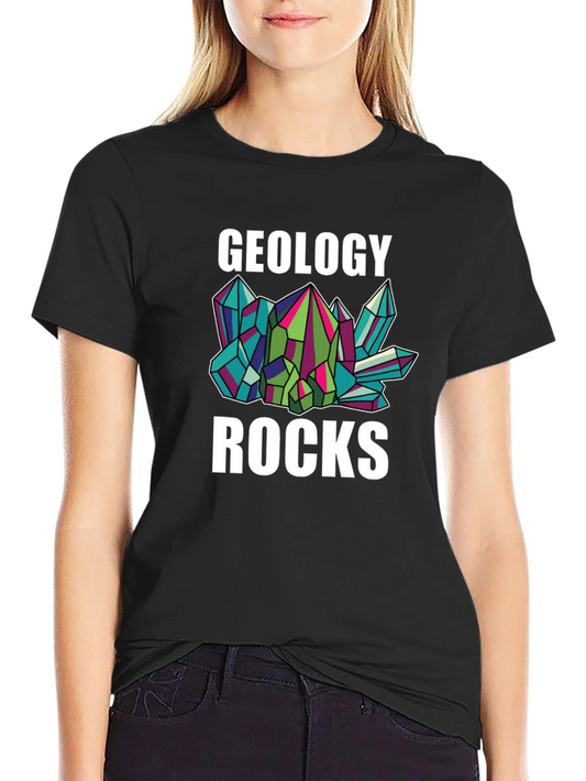 Geology Rocks T-Shirt Crystal Design