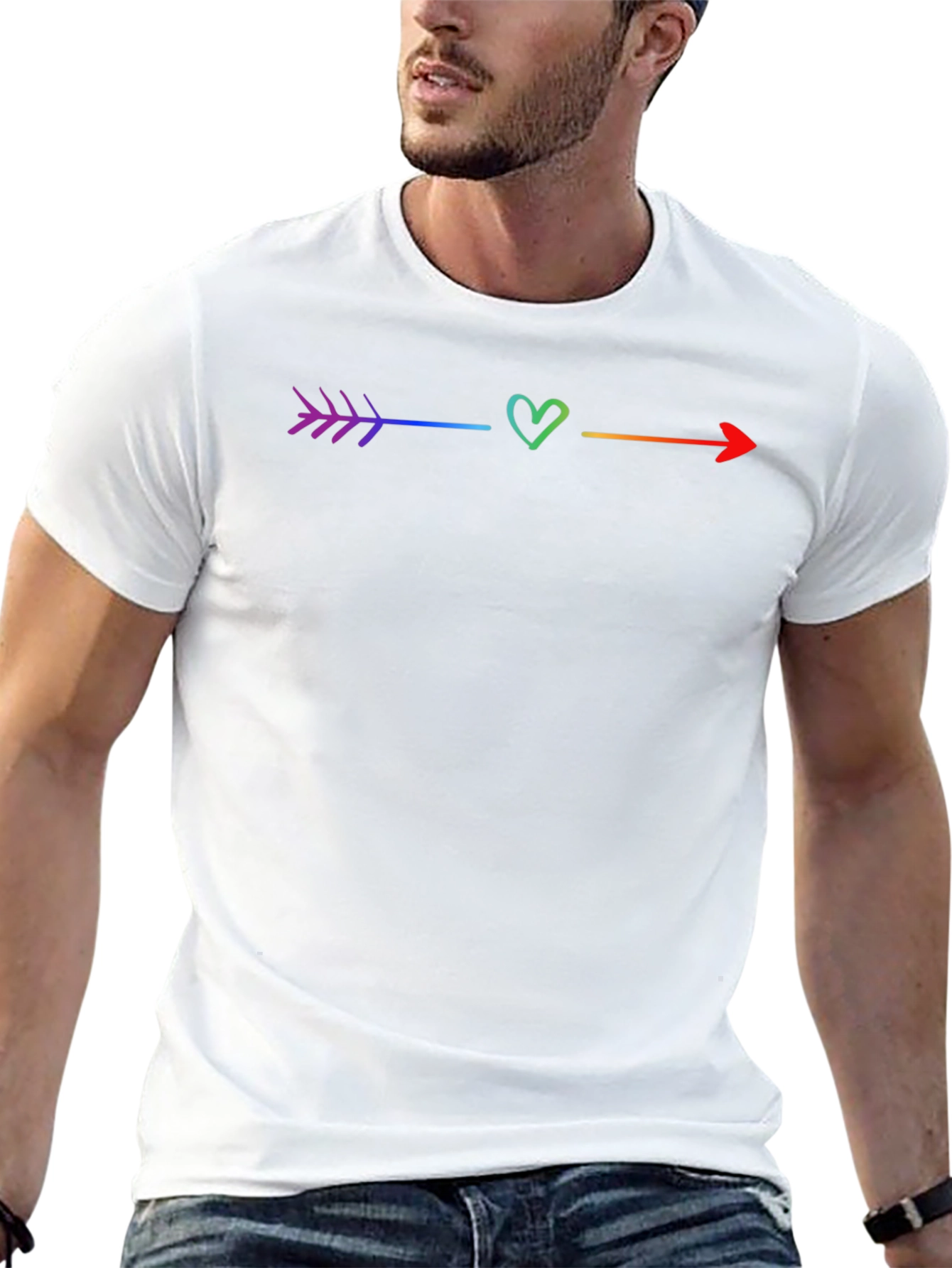 Love Wins Rainbow Arrow T-Shirt - Pride Apparel