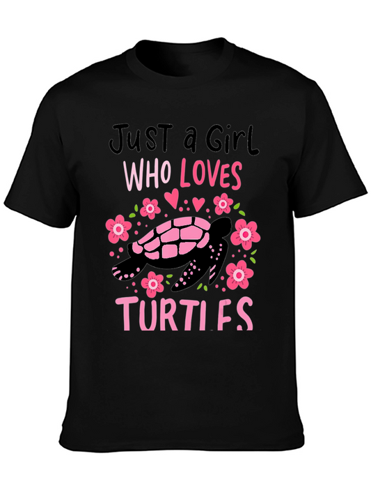 Girl Loves Turtles T-Shirt