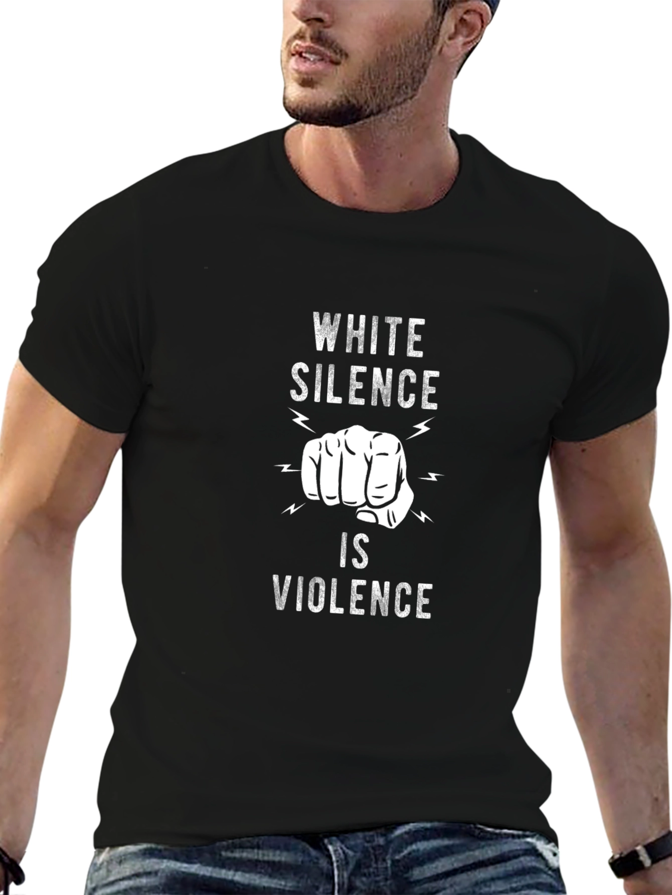 White Silence is Violence Graphic Tee