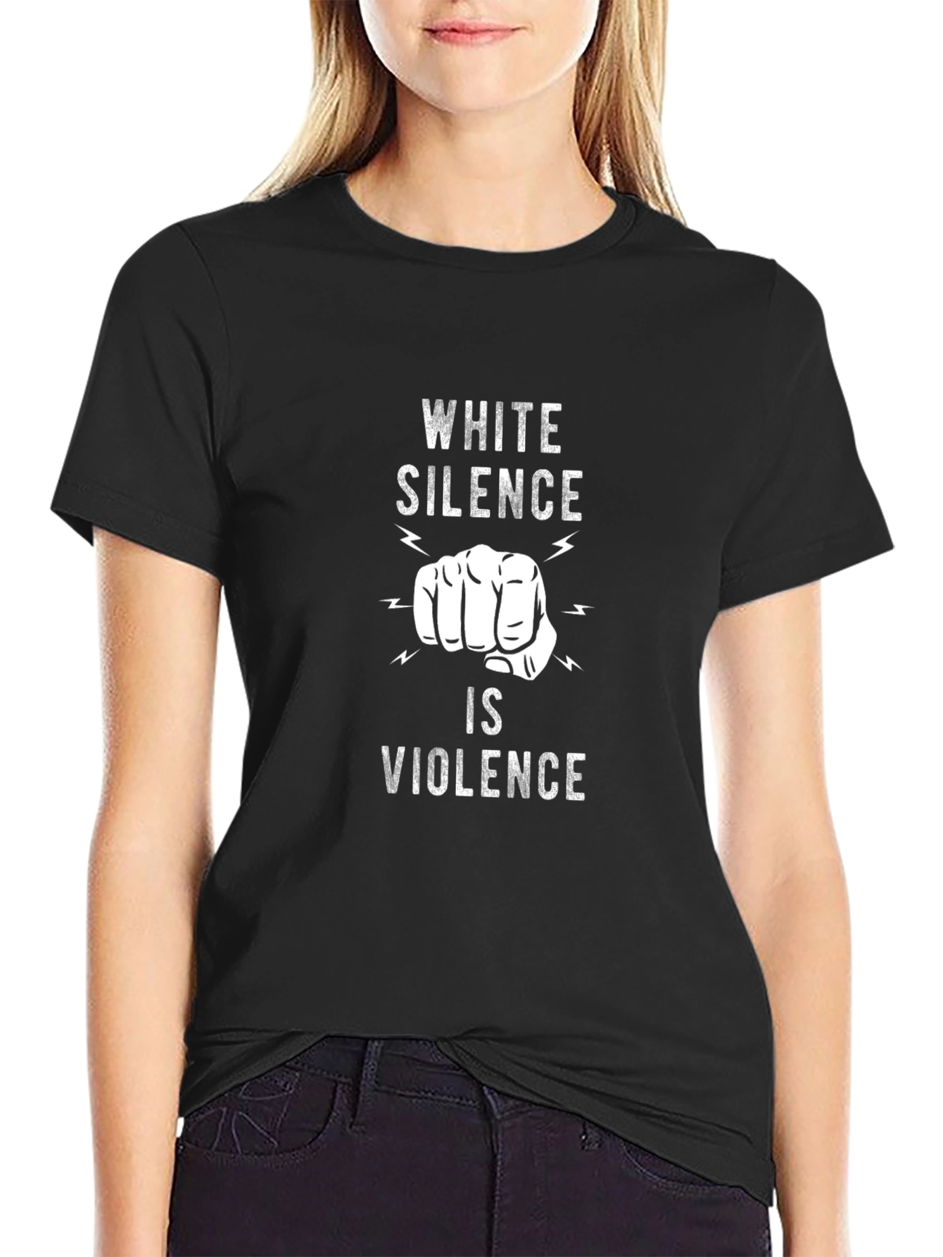 White Silence is Violence Graphic Tee