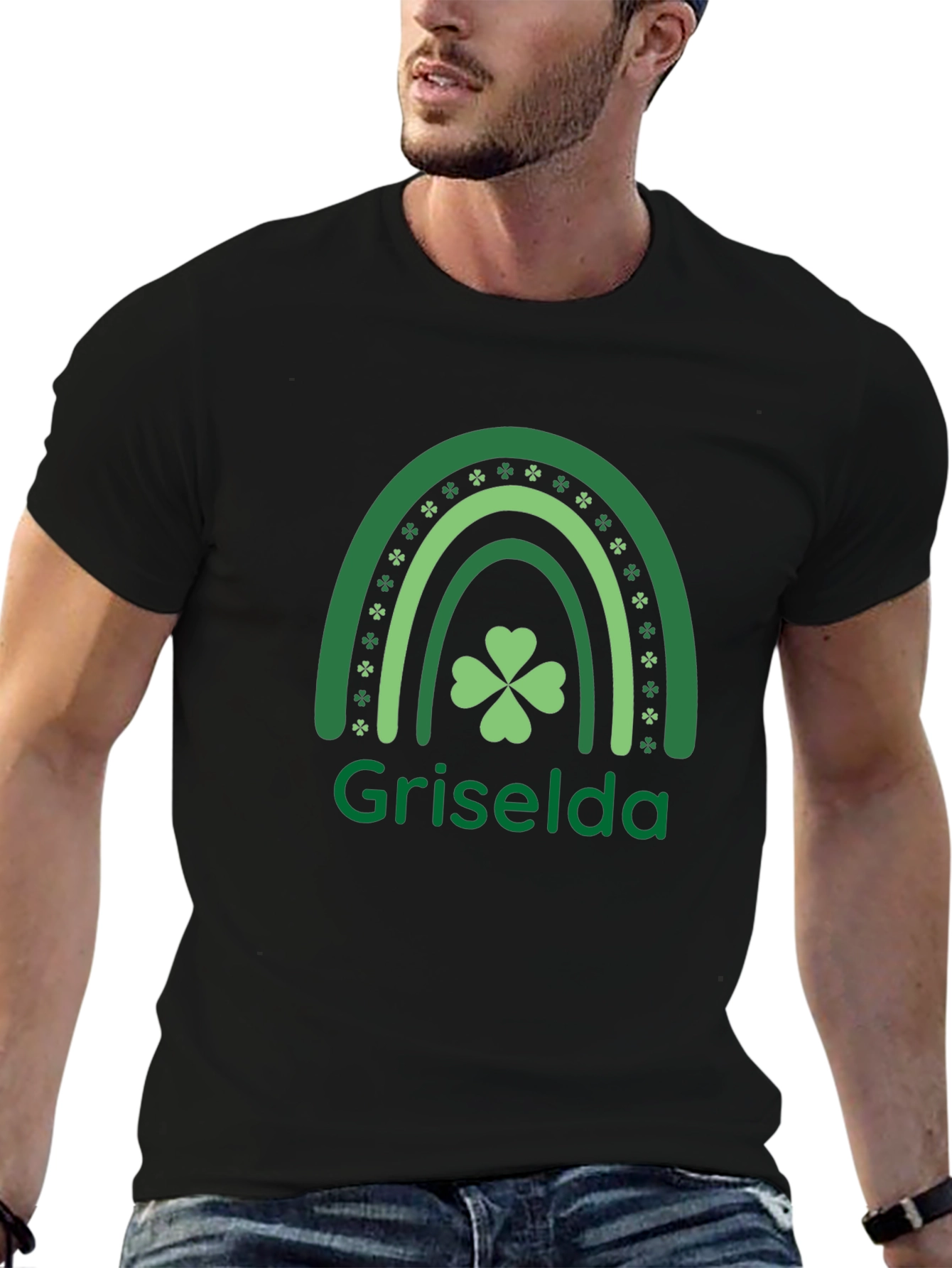 Griselda St. Patricks Day Rainbow Shamrock T-Shirt