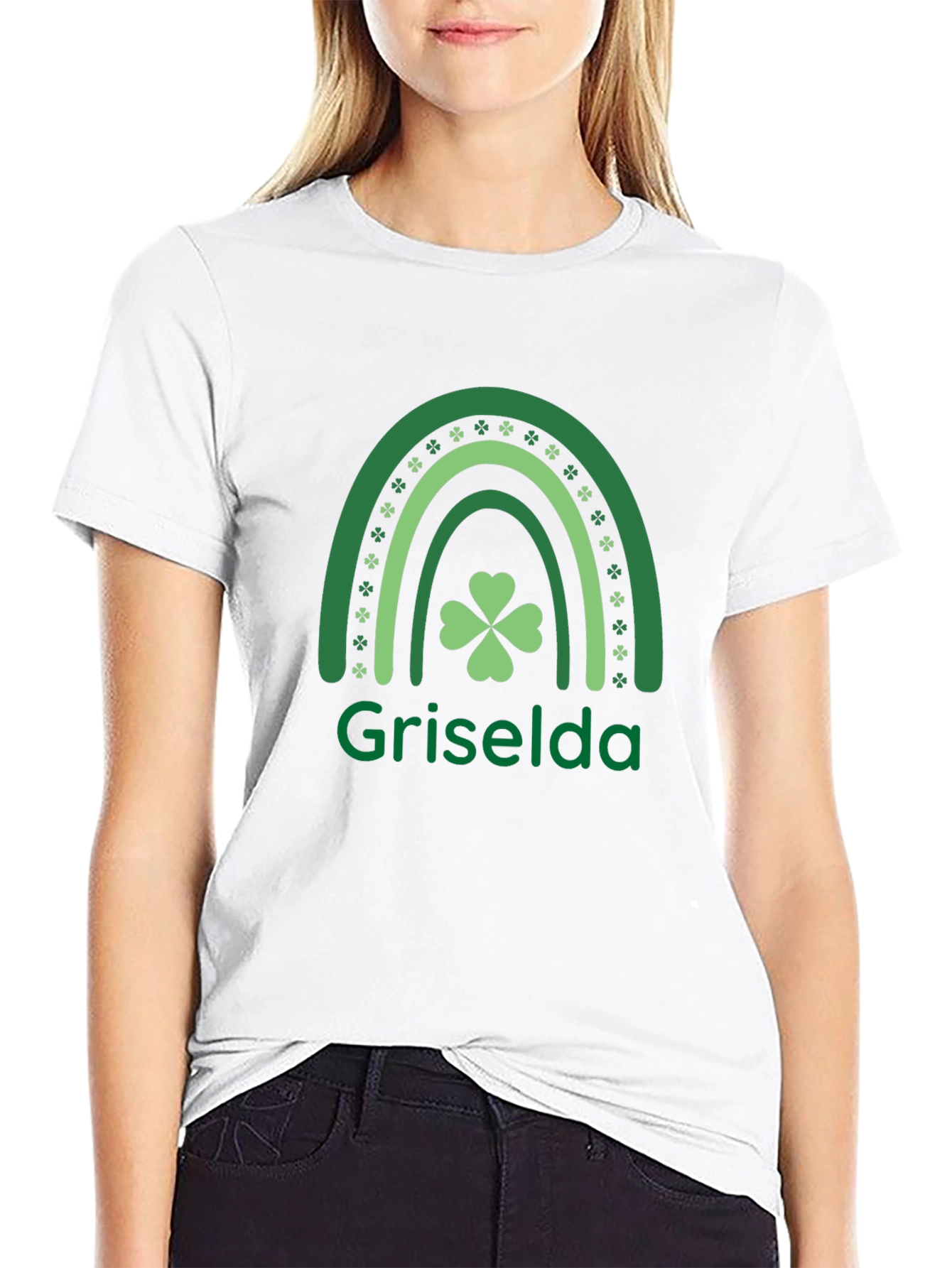 Griselda St. Patricks Day Rainbow Shamrock T-Shirt