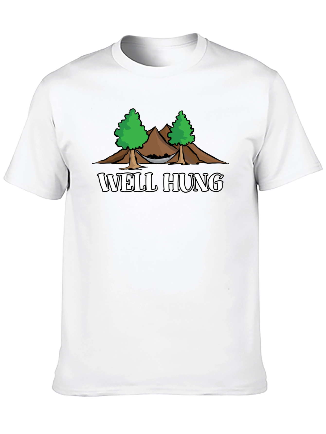 Well Hung Hammock T-Shirt - Funny Camping Graphic Tee