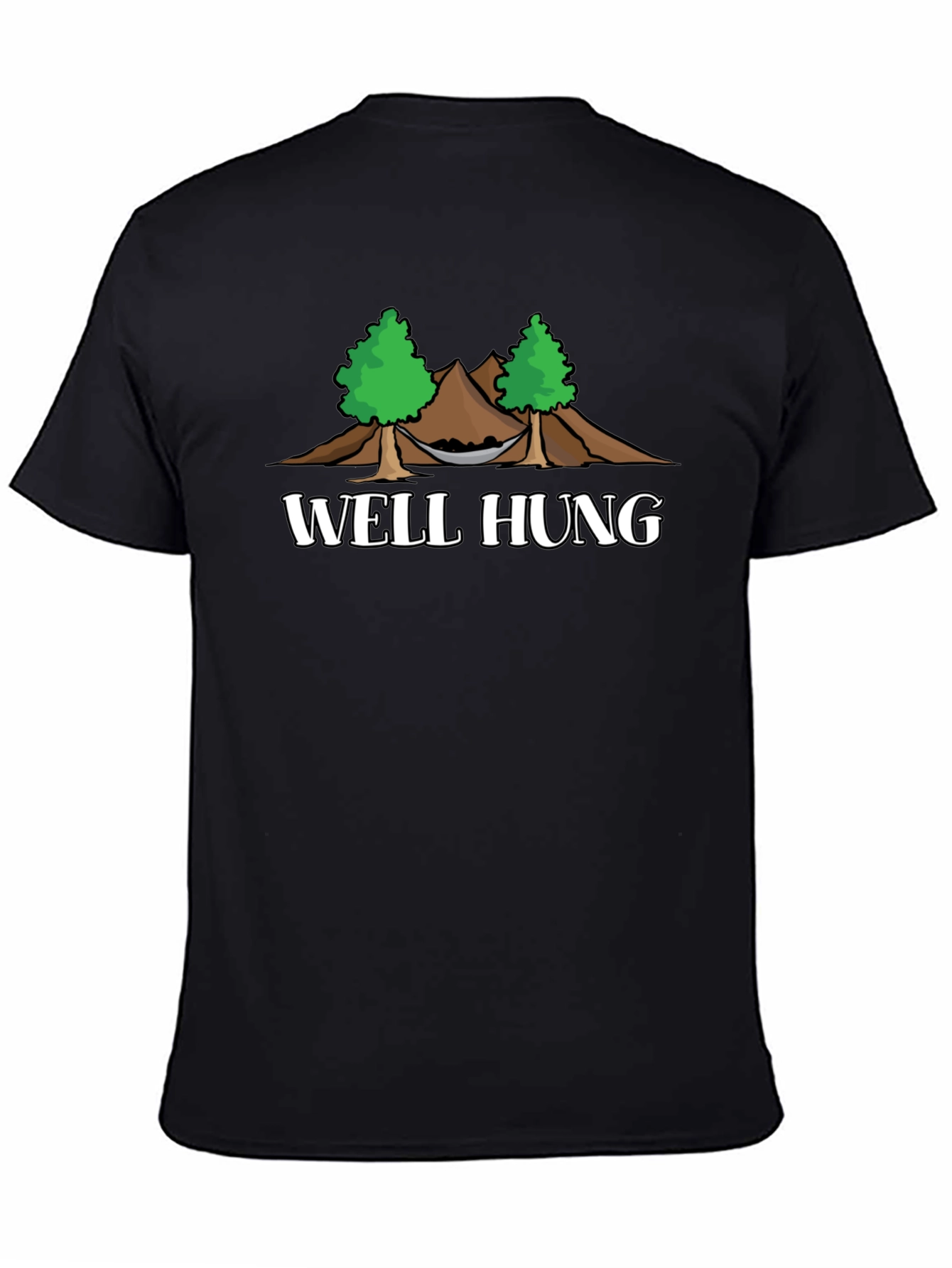 Well Hung Hammock T-Shirt - Funny Camping Graphic Tee