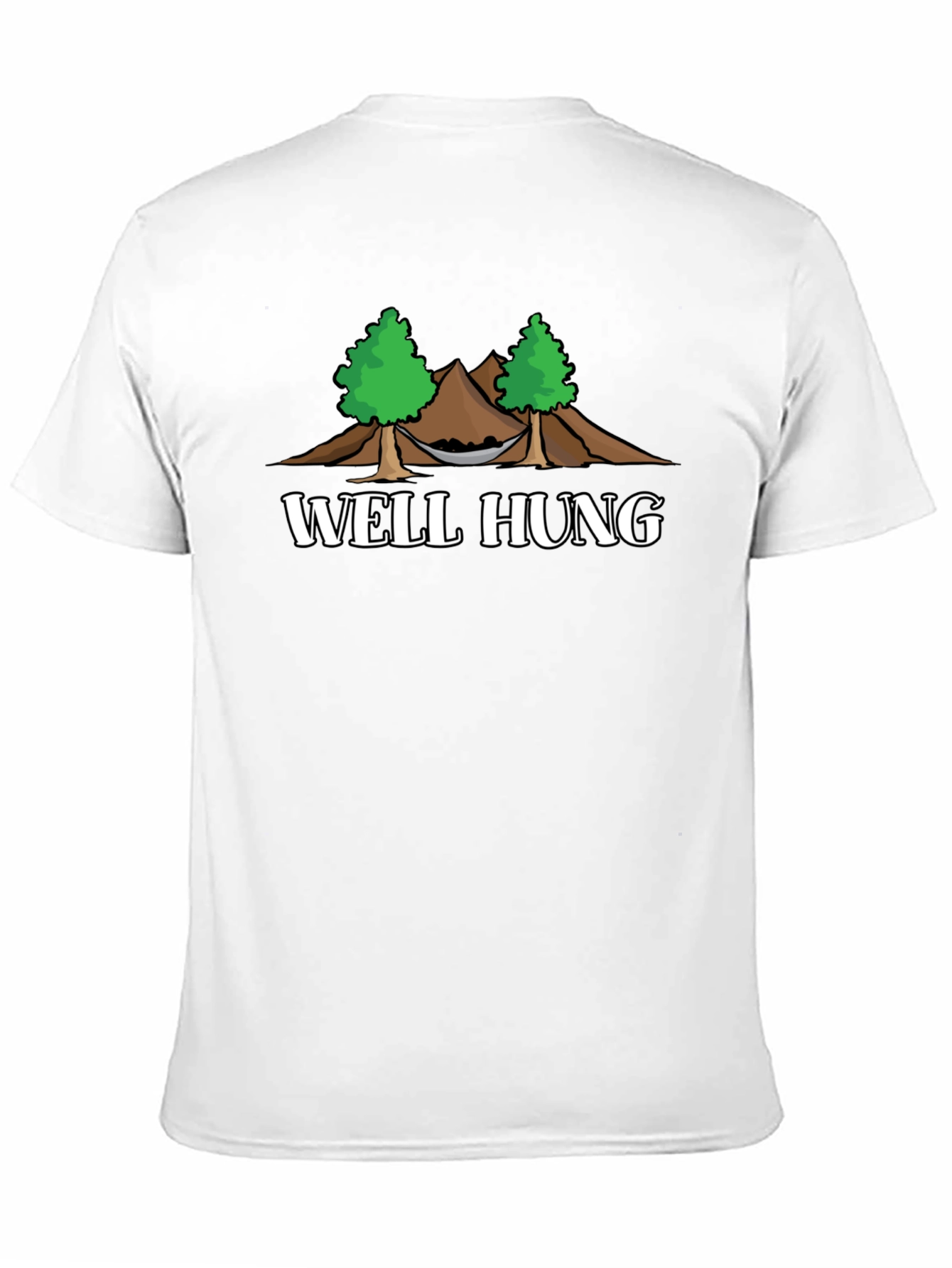 Well Hung Hammock T-Shirt - Funny Camping Graphic Tee