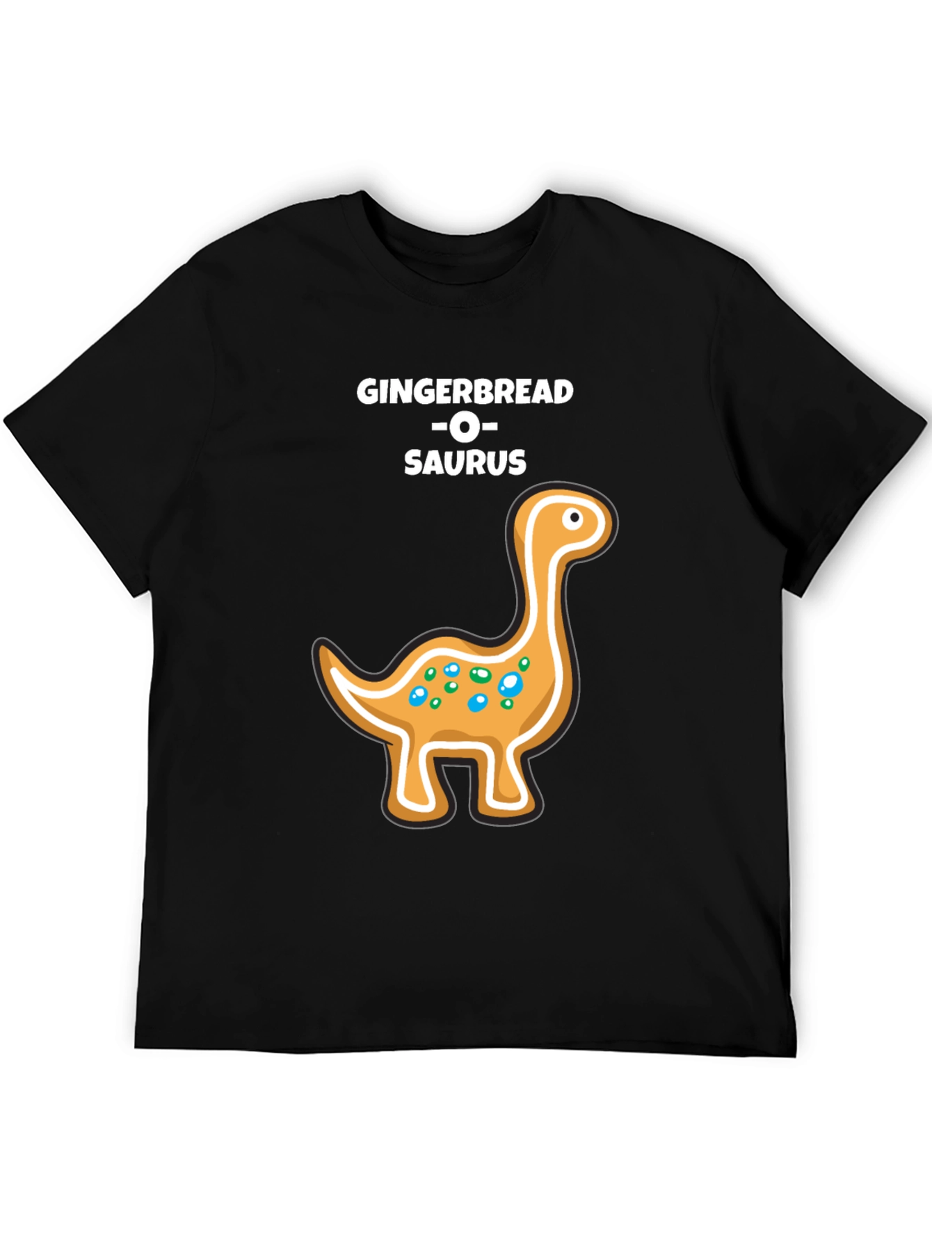 Gingerbread Dinosaur T-Shirt - Holiday Fun!