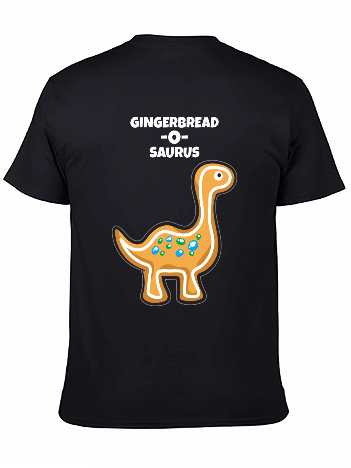 Gingerbread Dinosaur T-Shirt - Holiday Fun!