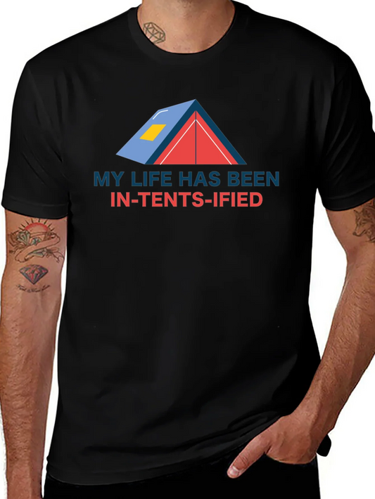 Funny Camping T-Shirt - In-Tents-ified