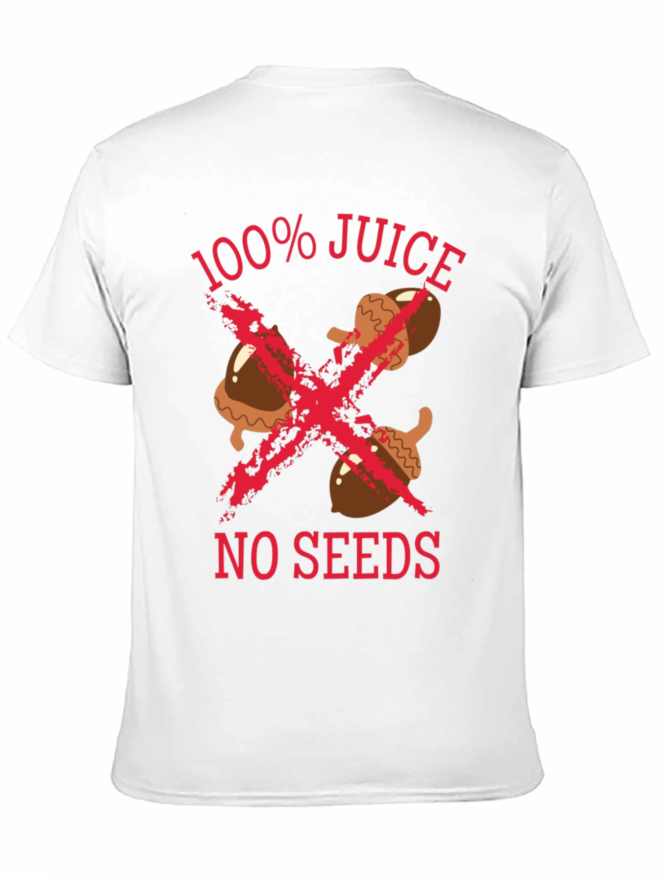 100% Juice No Seeds Graphic Tee - Black