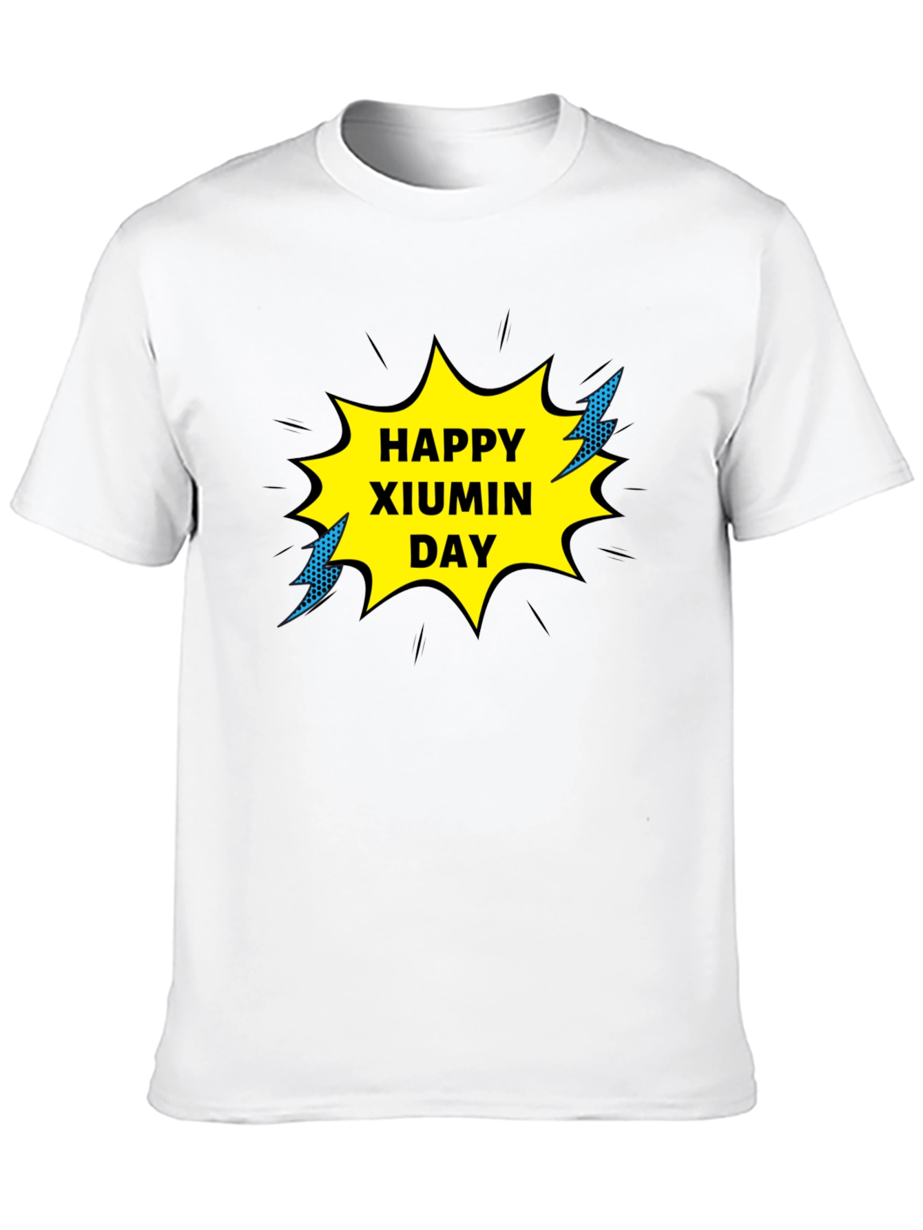 Happy Xiumin Day Black T-Shirt