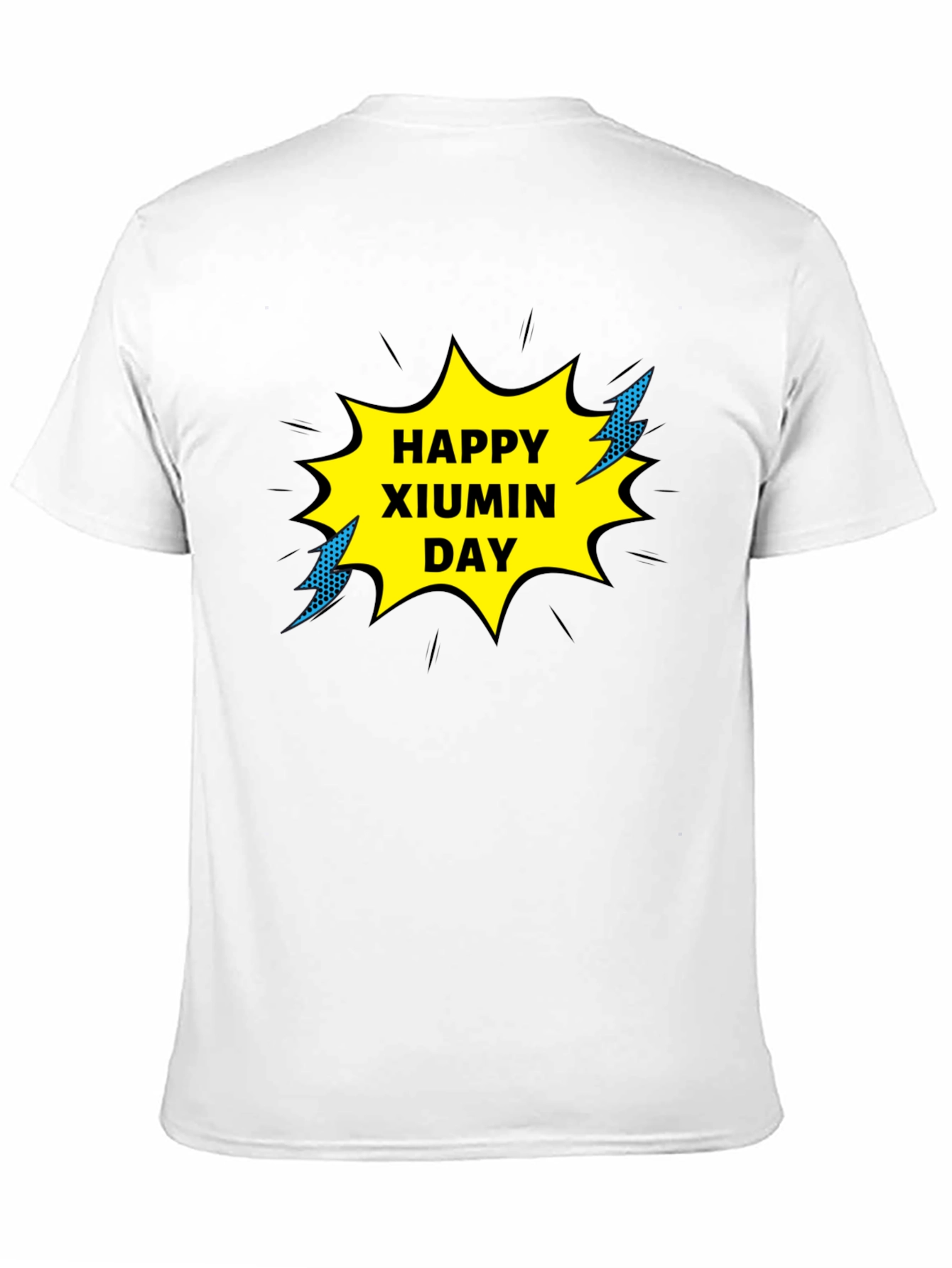Happy Xiumin Day Black T-Shirt