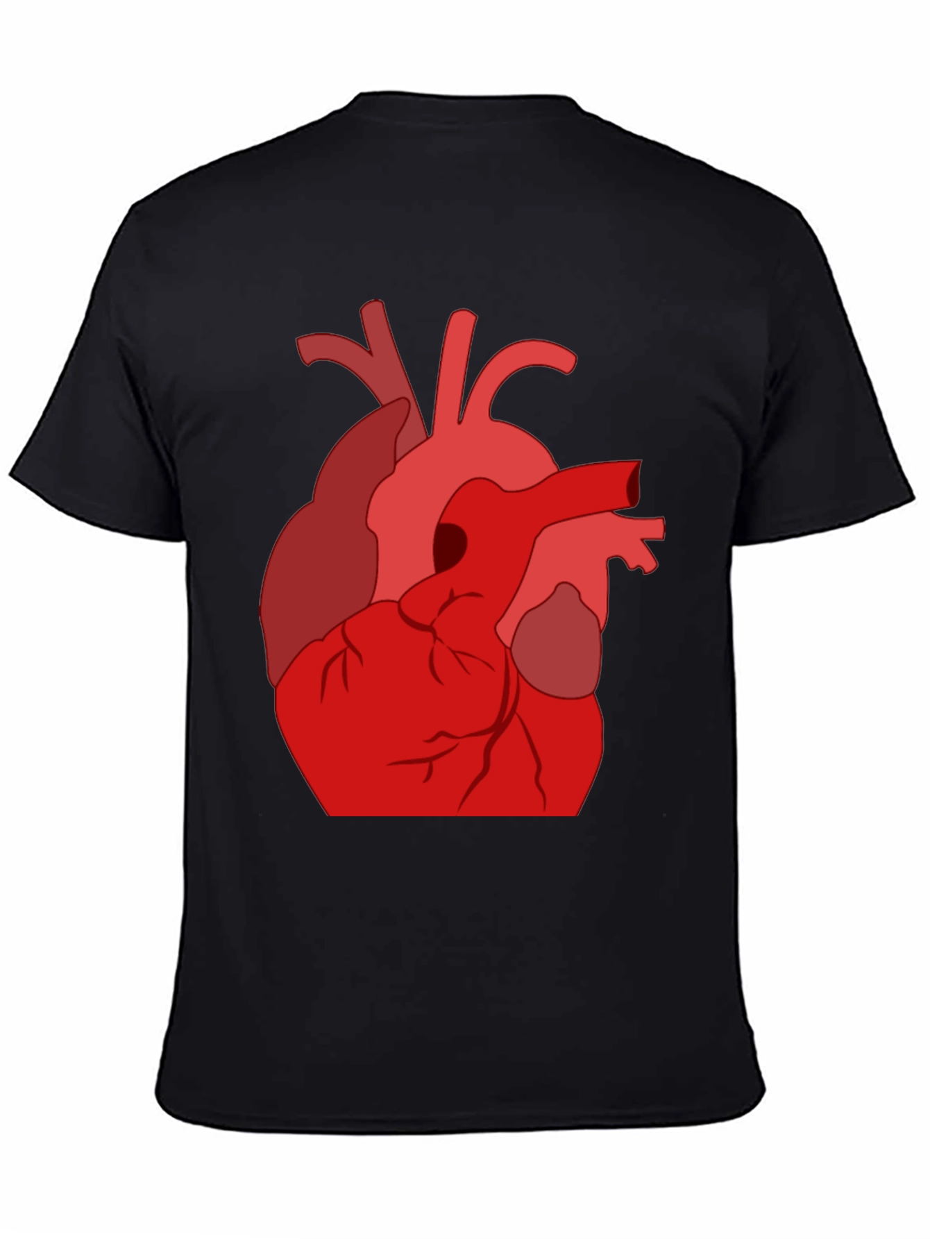 Anatomical Heart Graphic T-Shirt - Unique Design