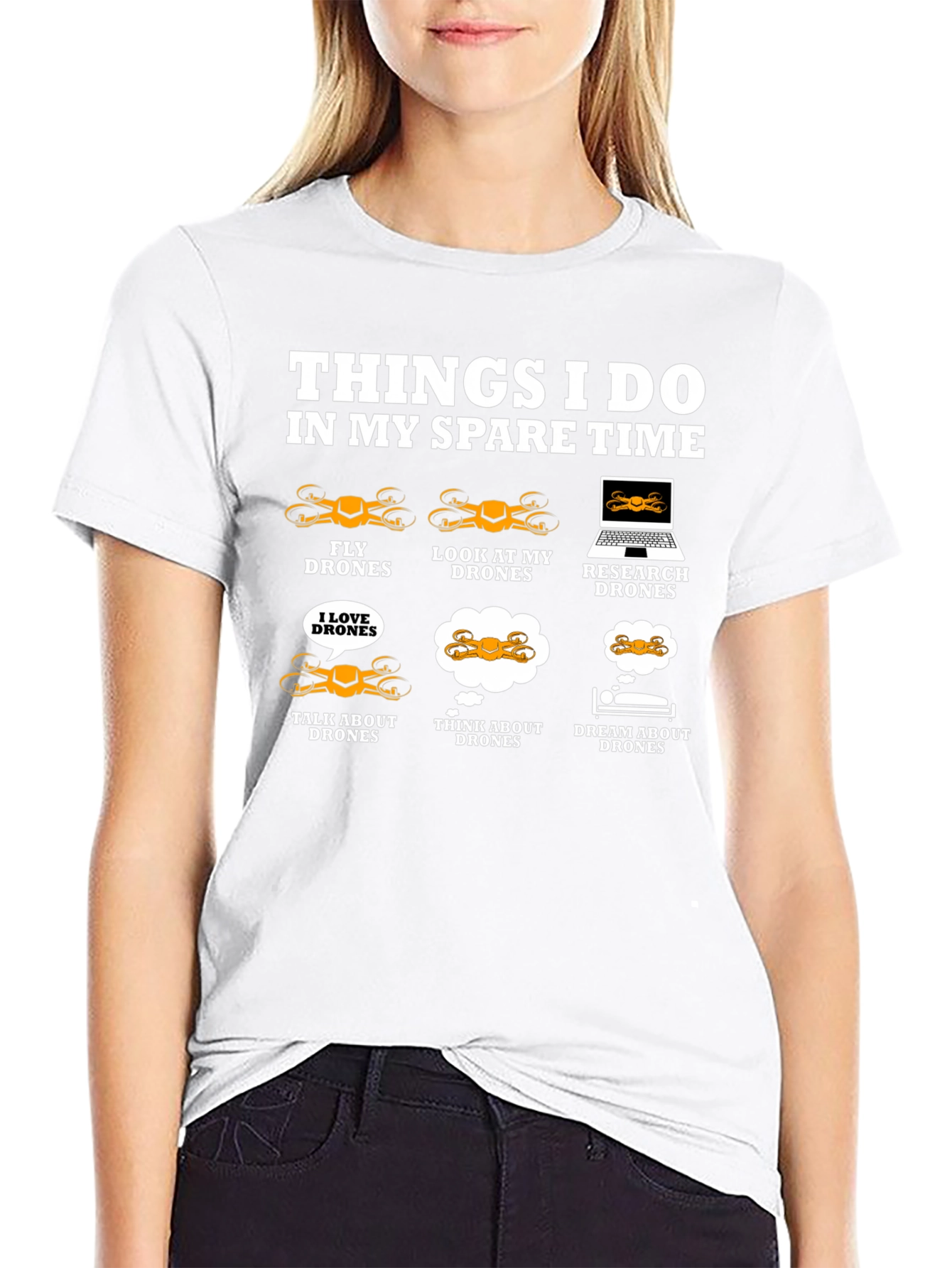 Drone Enthusiast T-Shirt: Spare Time Drone Activities