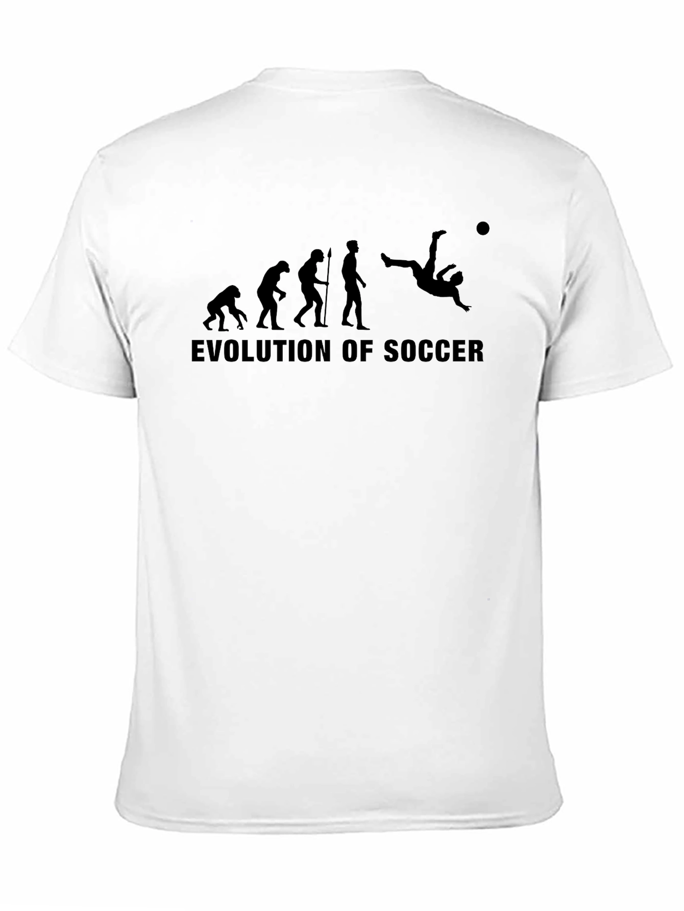 Evolution of Soccer Black T-Shirt