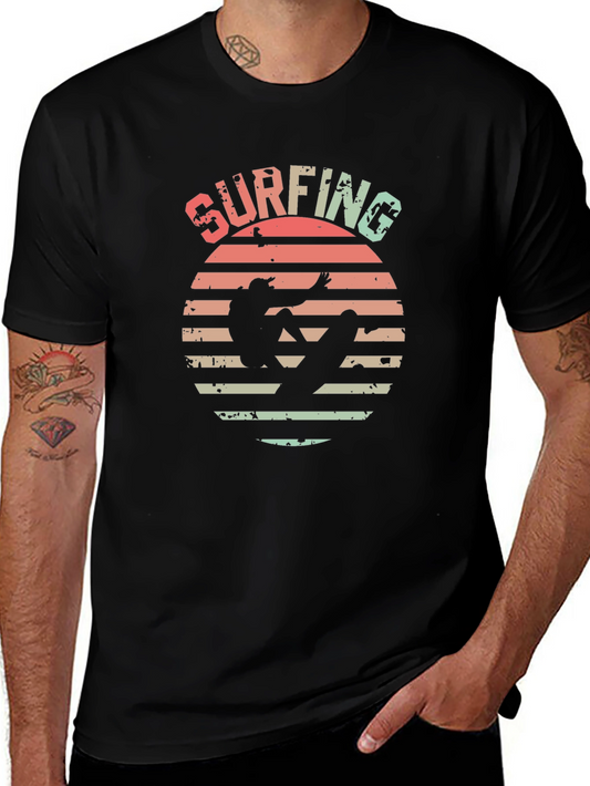 Retro Surfing Graphic Tee