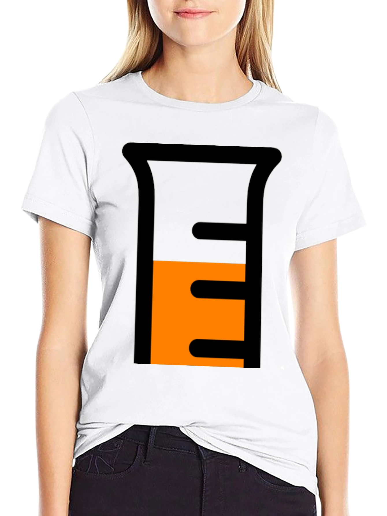 Science Beaker Graphic Tee - Black Casual Shirt