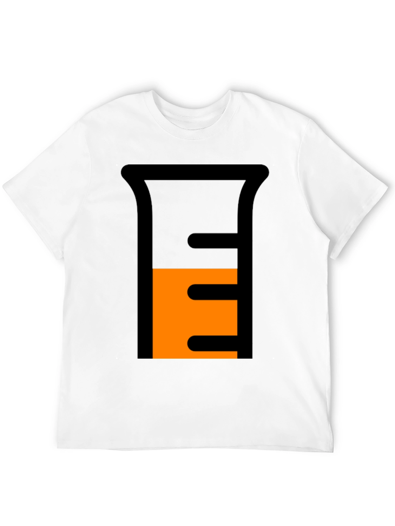 Science Beaker Graphic Tee - Black Casual Shirt