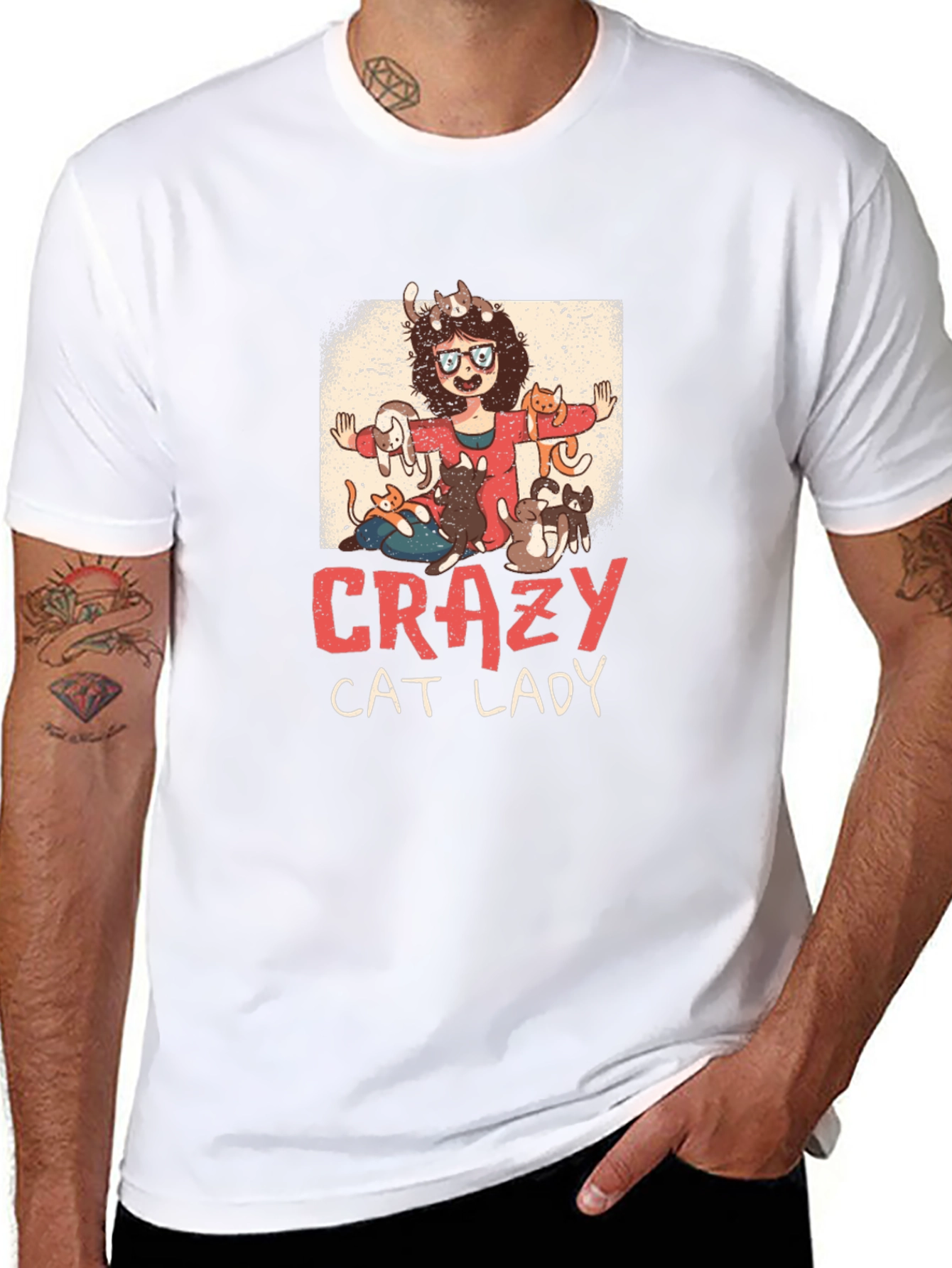 Crazy Cat Lady Graphic Tee
