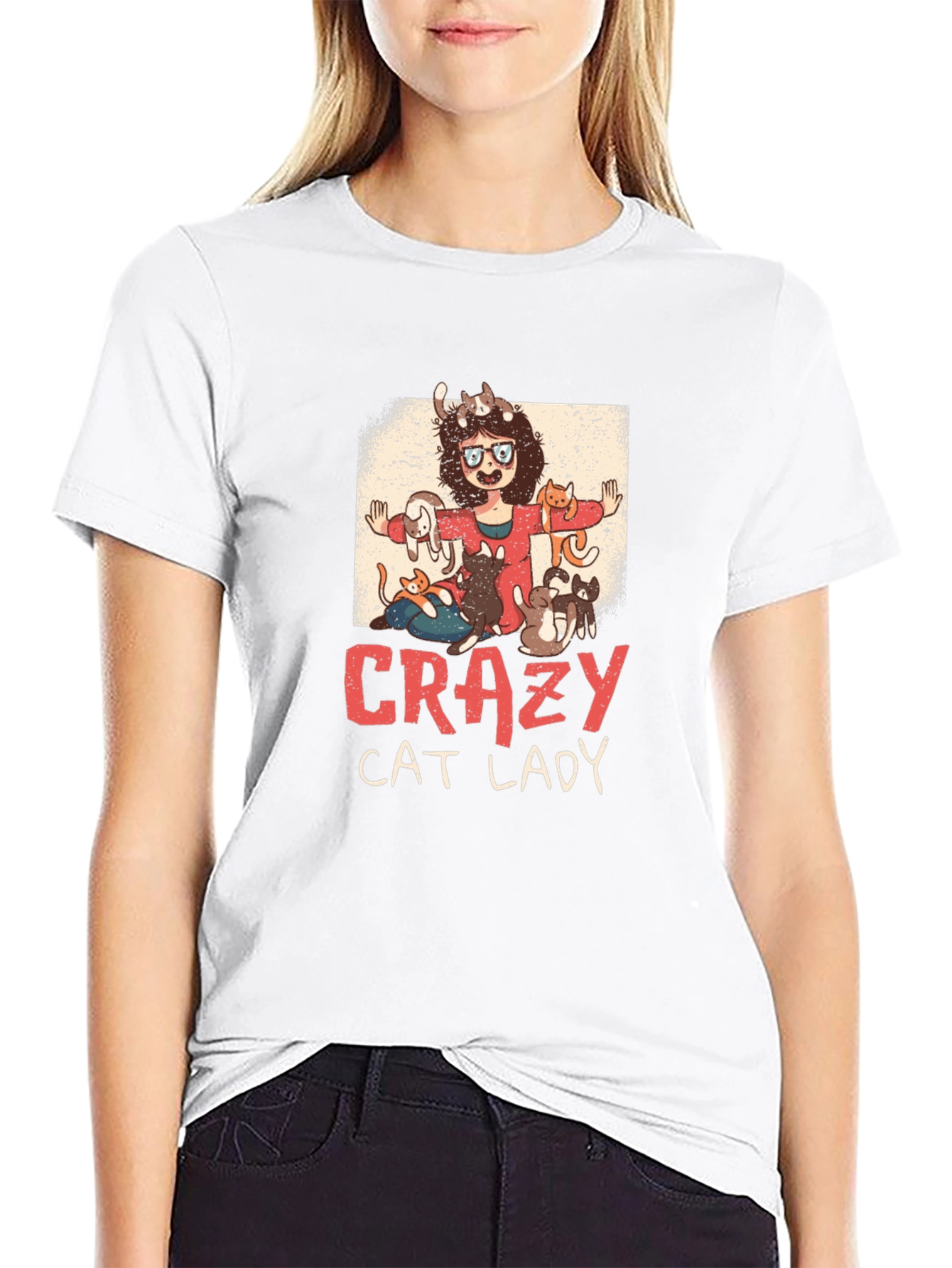 Crazy Cat Lady Graphic Tee