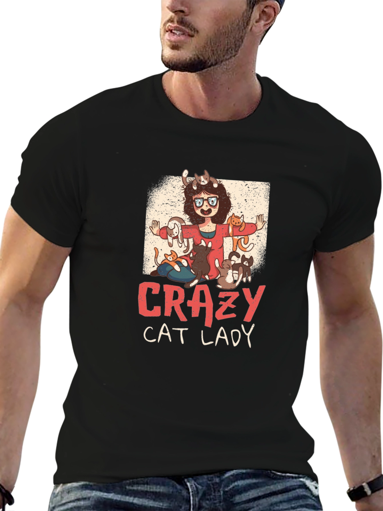 Crazy Cat Lady Graphic Tee
