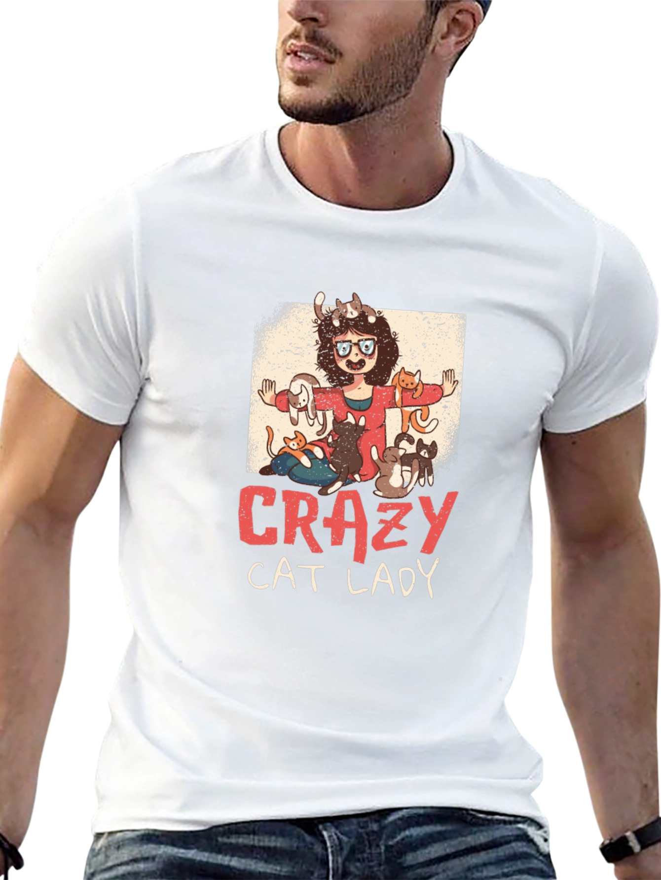 Crazy Cat Lady Graphic Tee