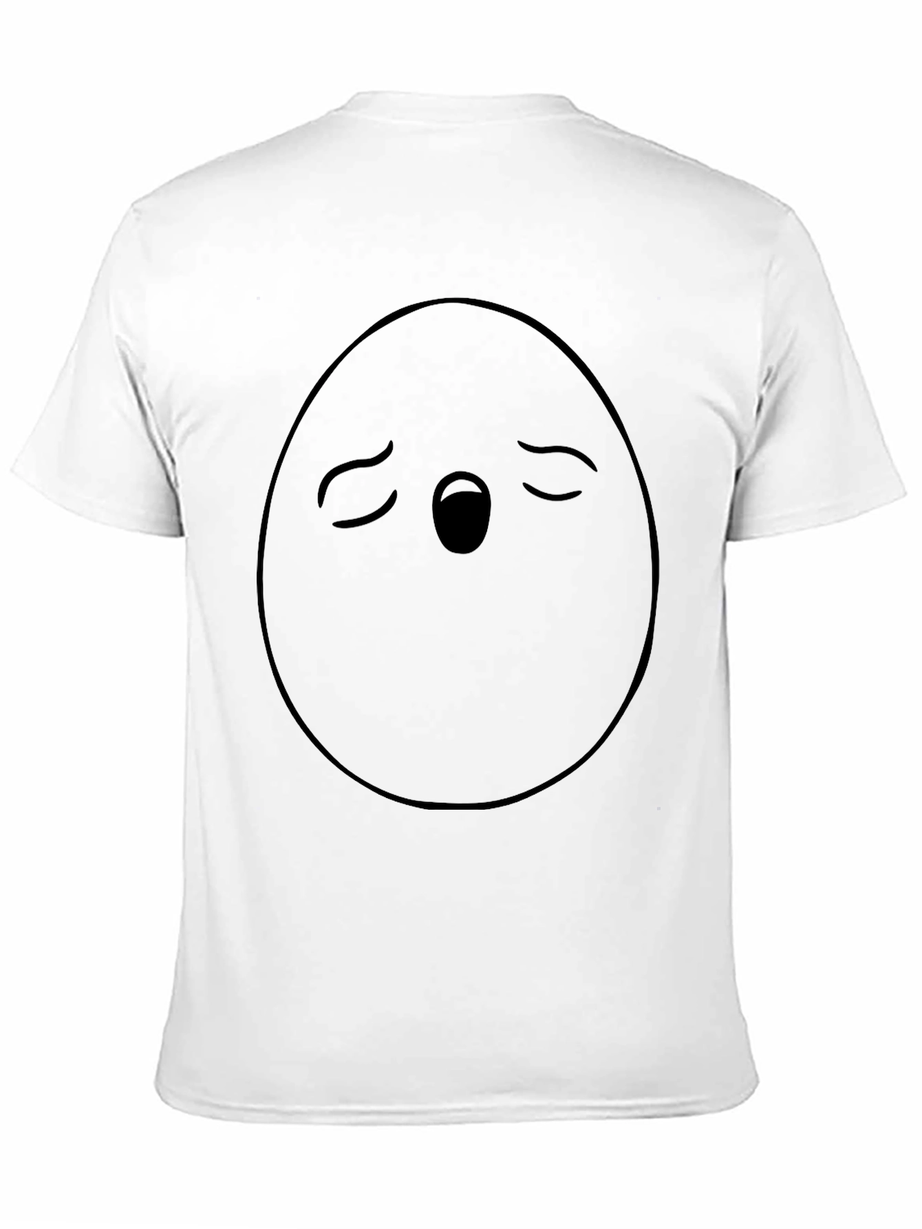 Funny Egg Face Graphic T-Shirt - Unisex