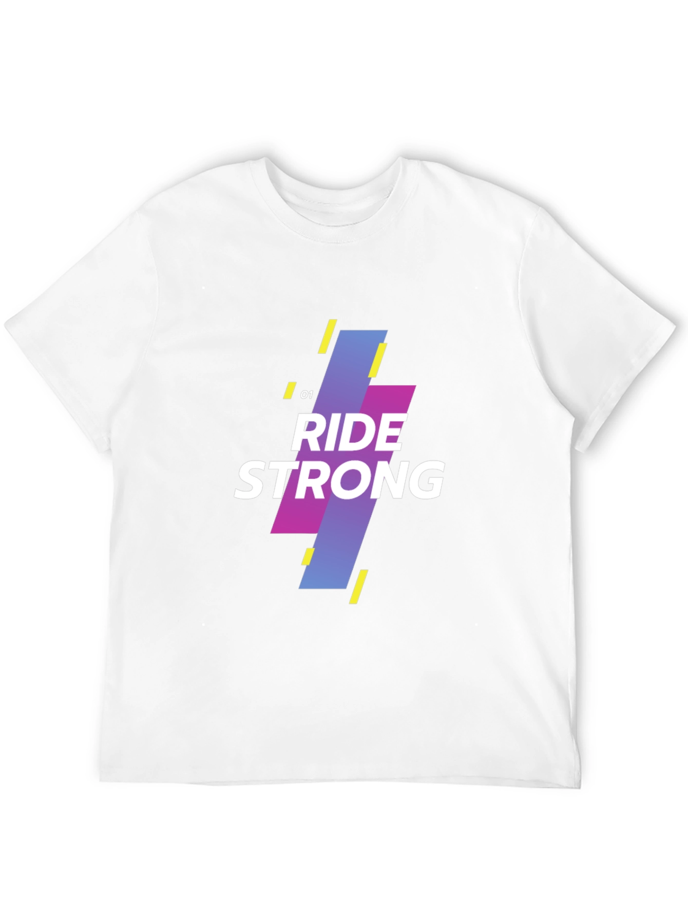 Ride Strong Graphic Tee - Black Cotton Casual Shirt