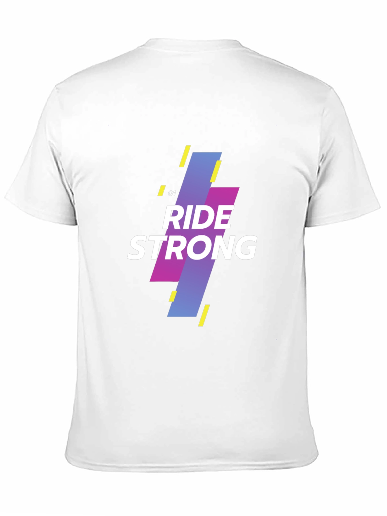 Ride Strong Graphic Tee - Black Cotton Casual Shirt