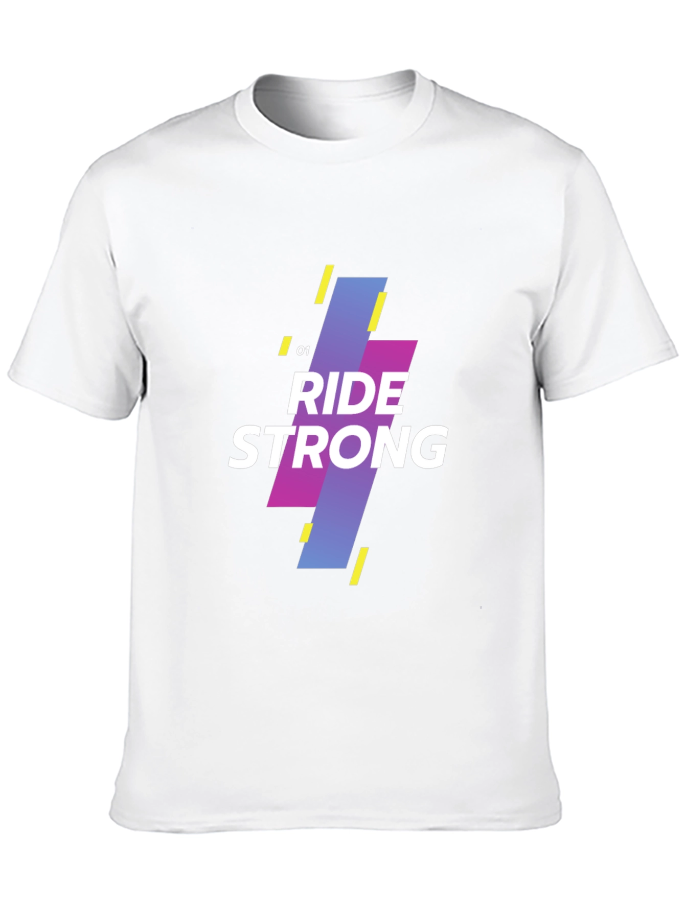 Ride Strong Graphic Tee - Black Cotton Casual Shirt