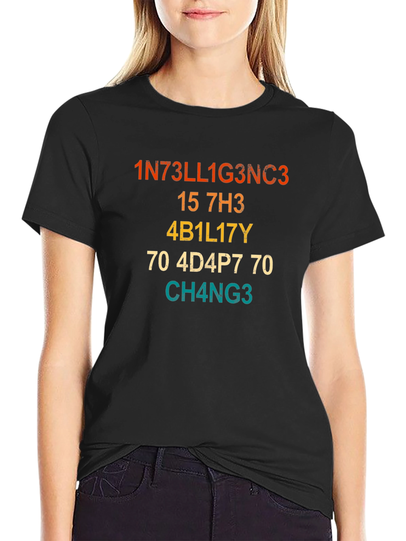 Intelligence Pun T-Shirt - Be the Change